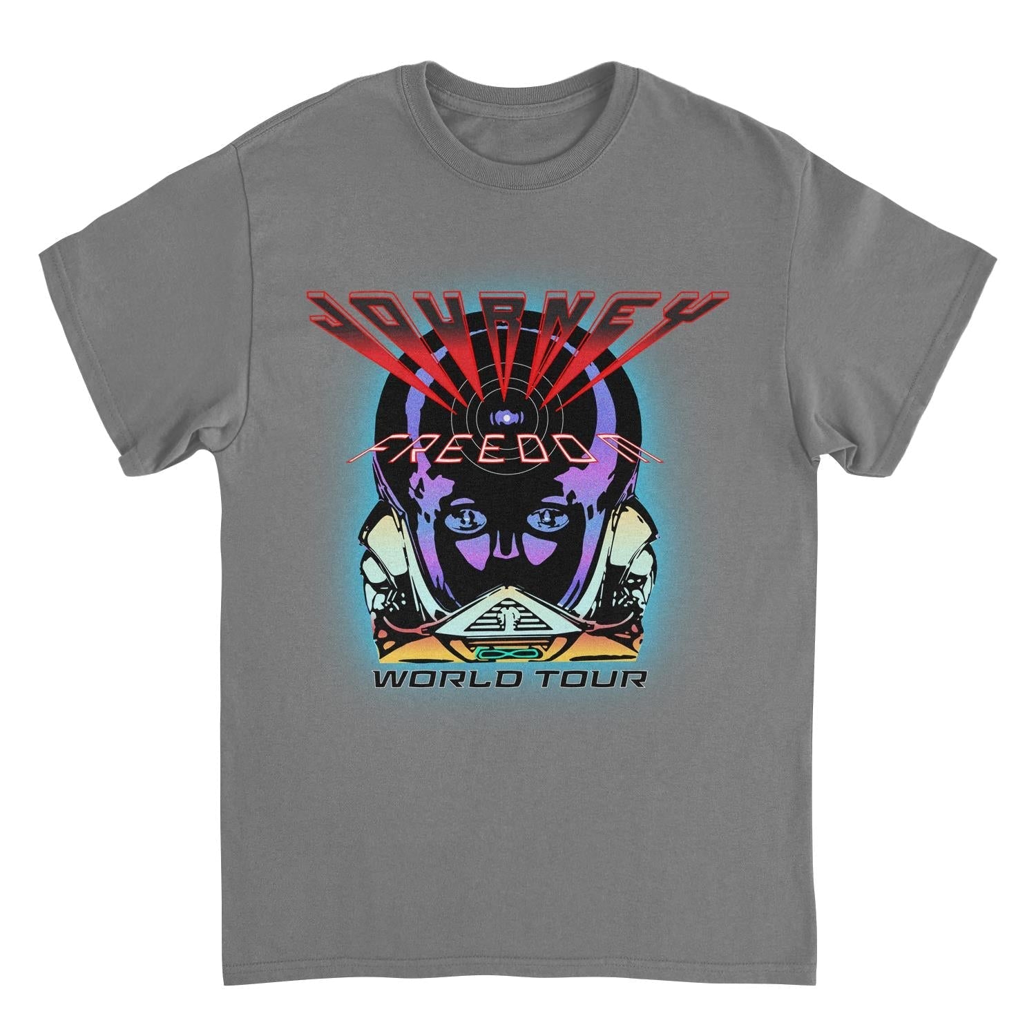 Journey Freedom World Tour Charcoal T-Shirt