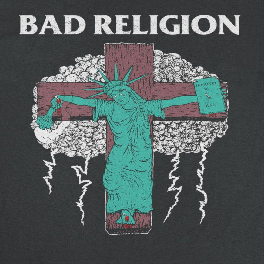 Bad Religion Liberty 91 Tour Black T-Shirt