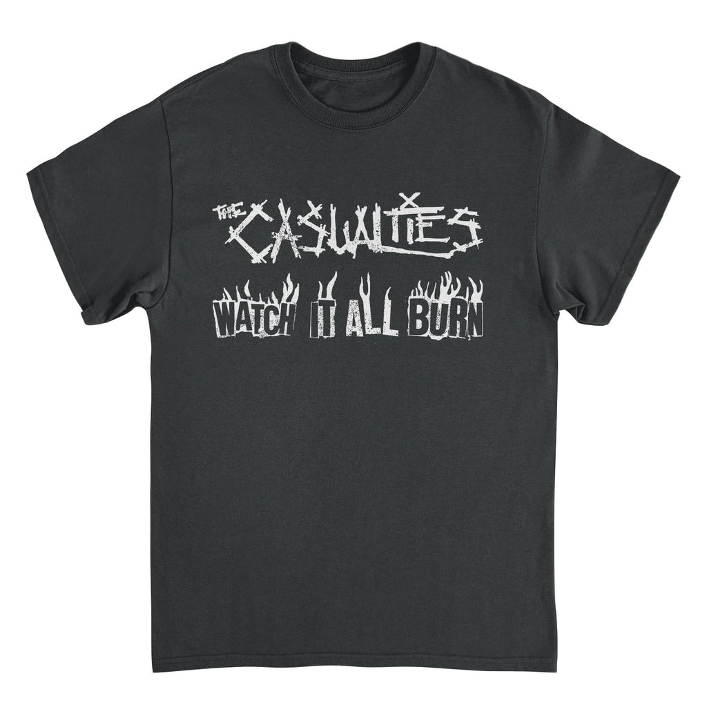 The Casualities All Out War Back Black T-Shirt