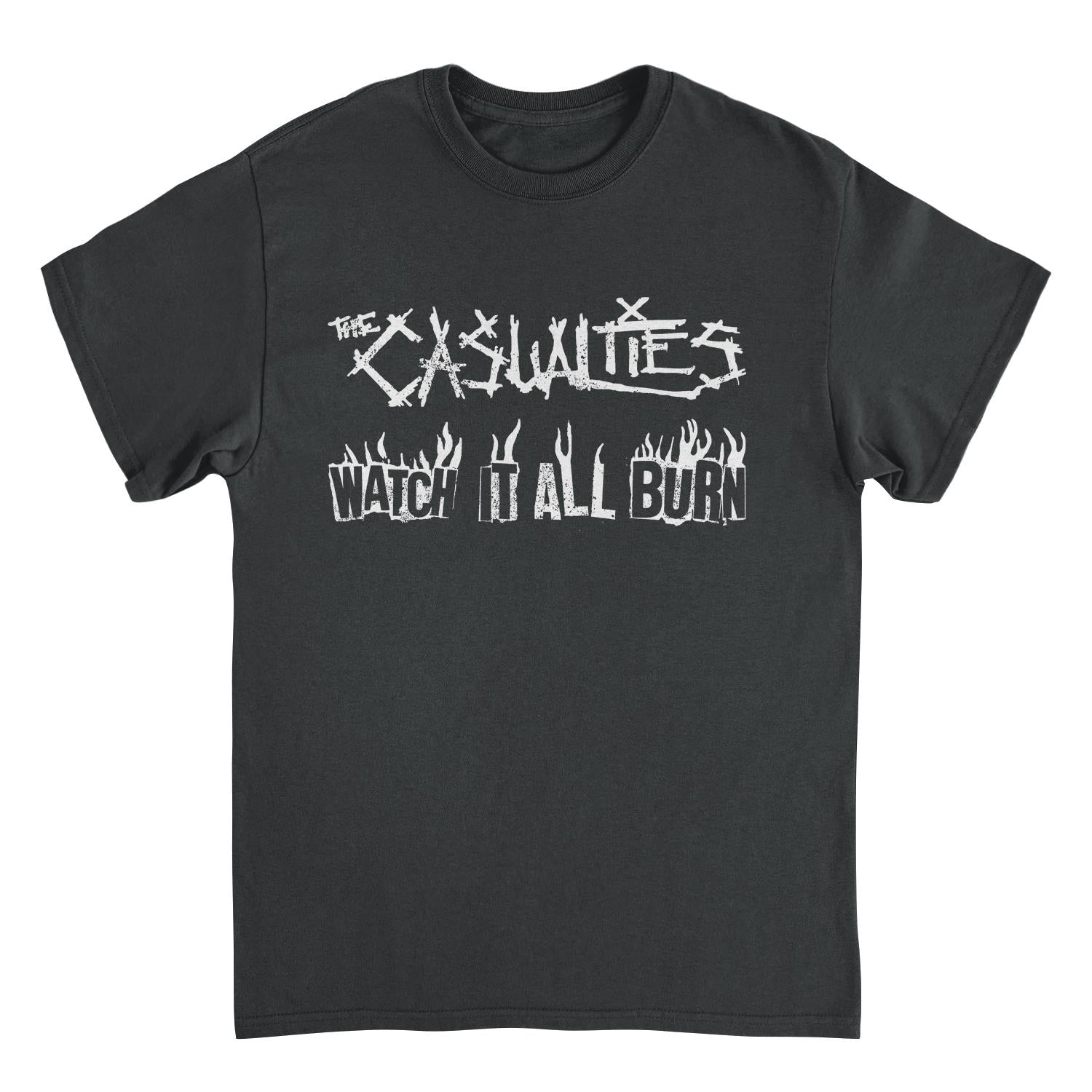 The Casualities All Out War Back Black T-Shirt