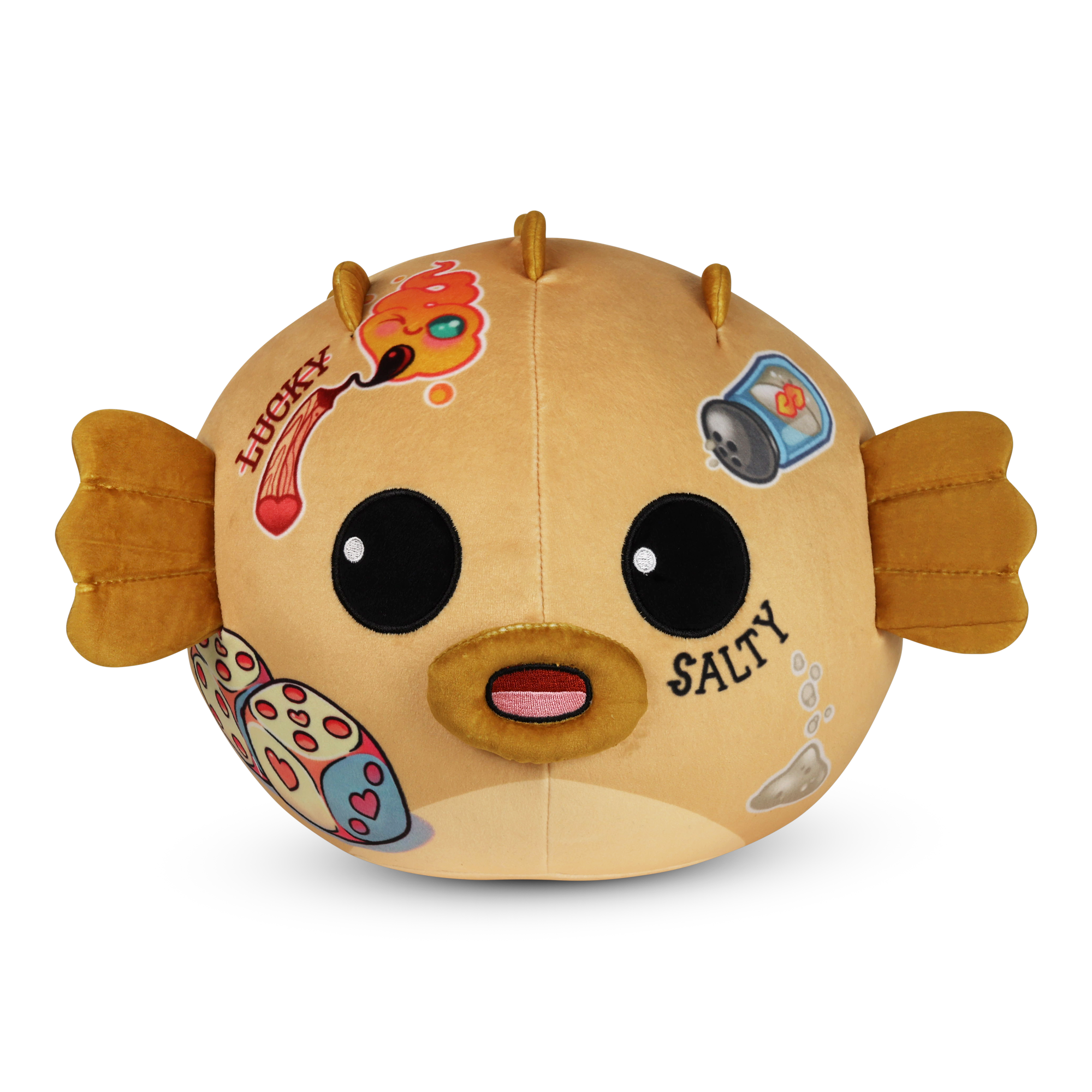 Tattoo Zoo Mel the Pufferfish 13" Plushie