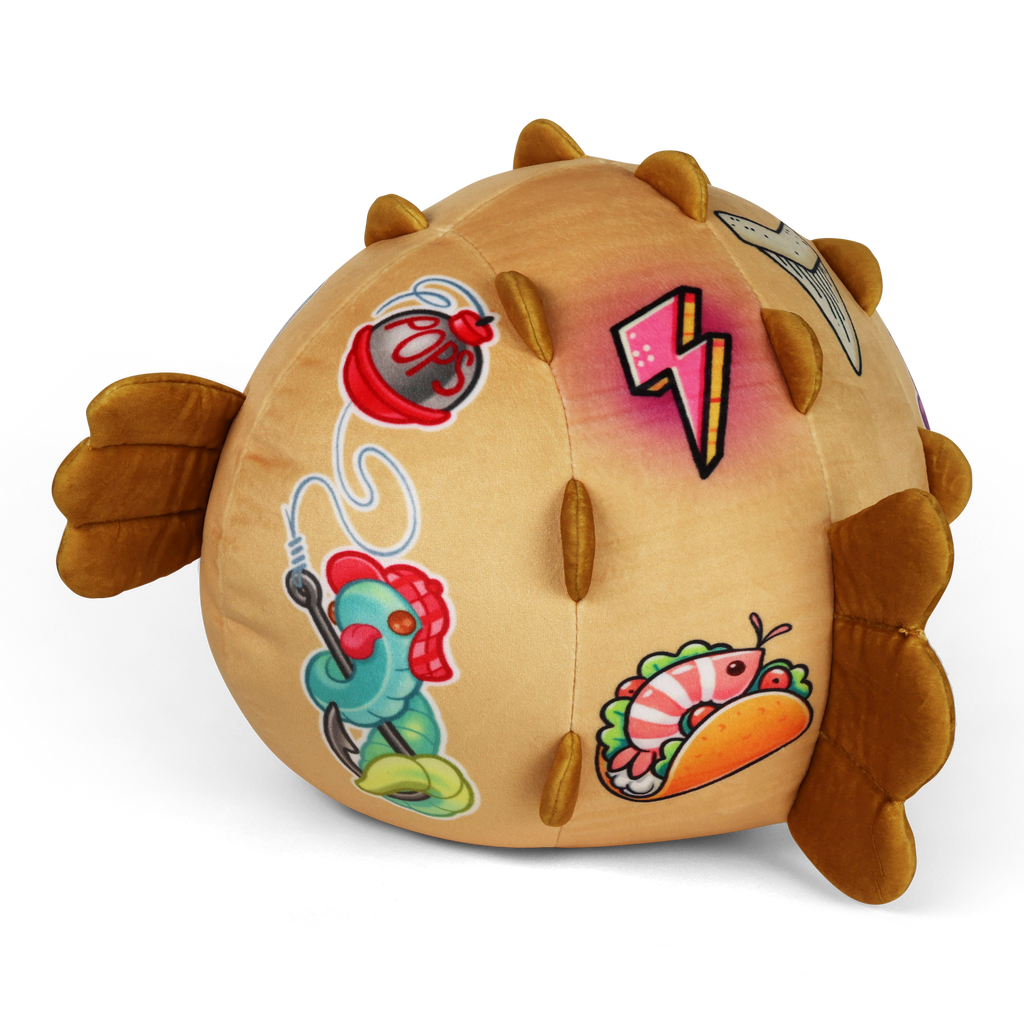 Tattoo Zoo Mel the Pufferfish 13" Plushie
