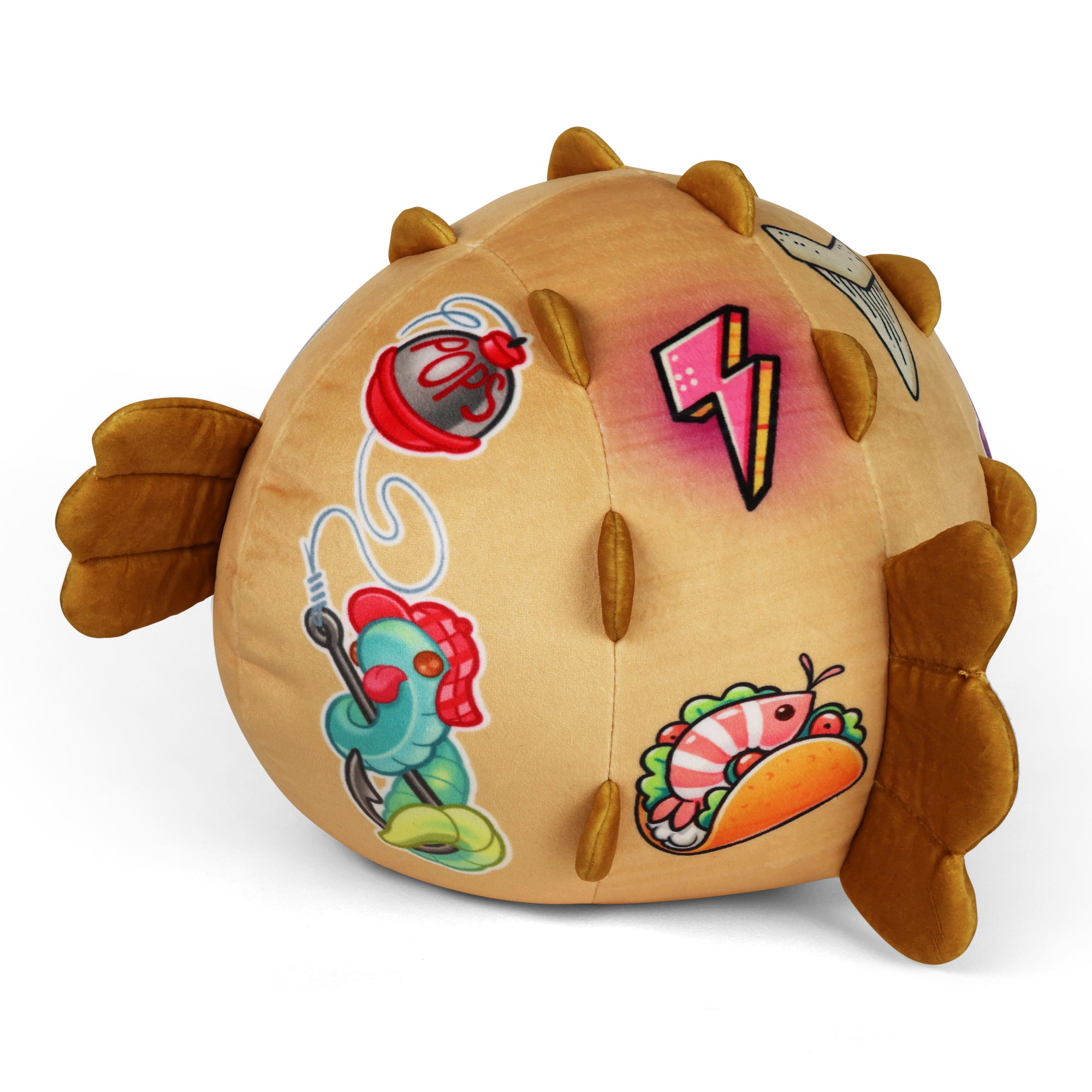 Tattoo Zoo Mel the Pufferfish 13" Plushie