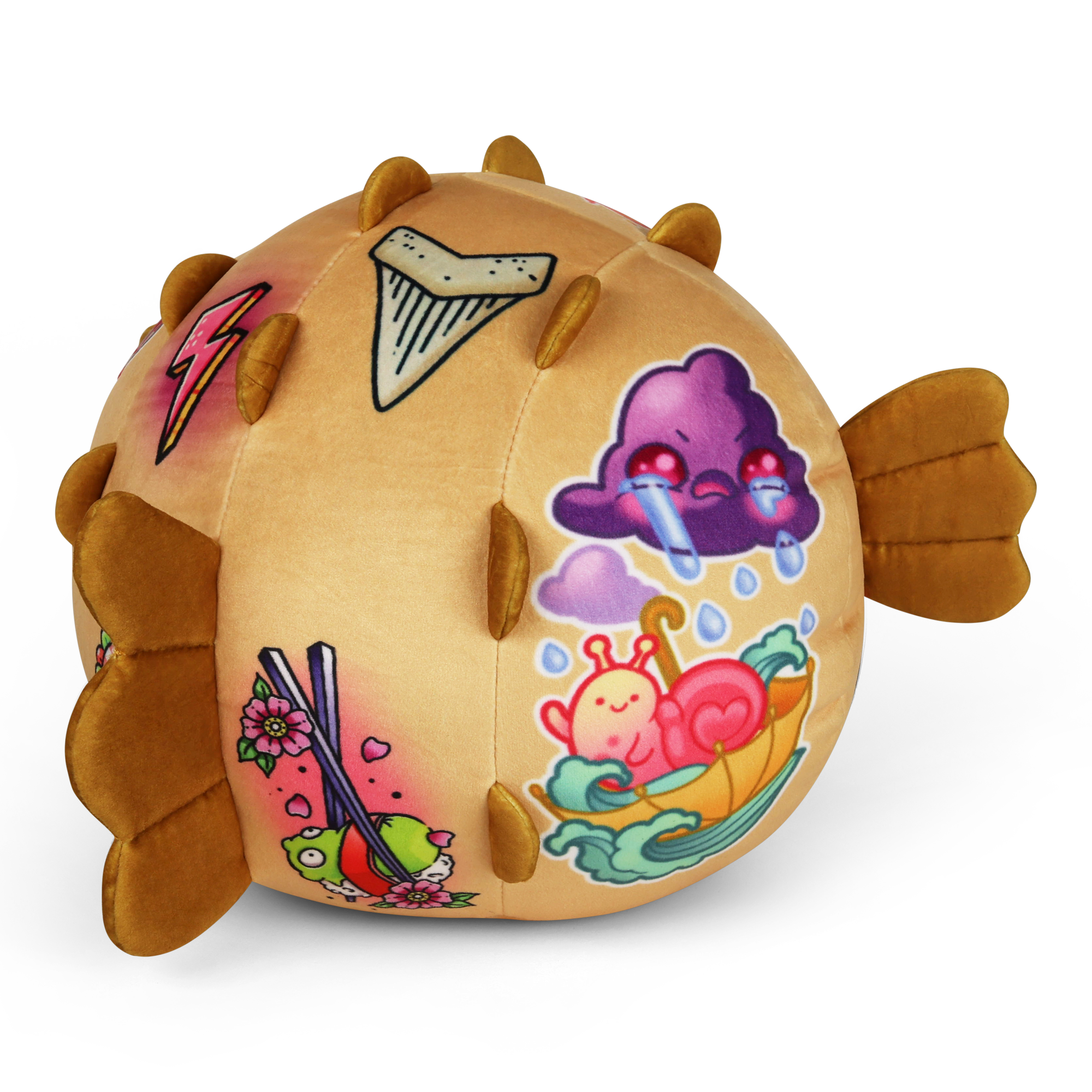 Tattoo Zoo Mel the Pufferfish 13" Plushie