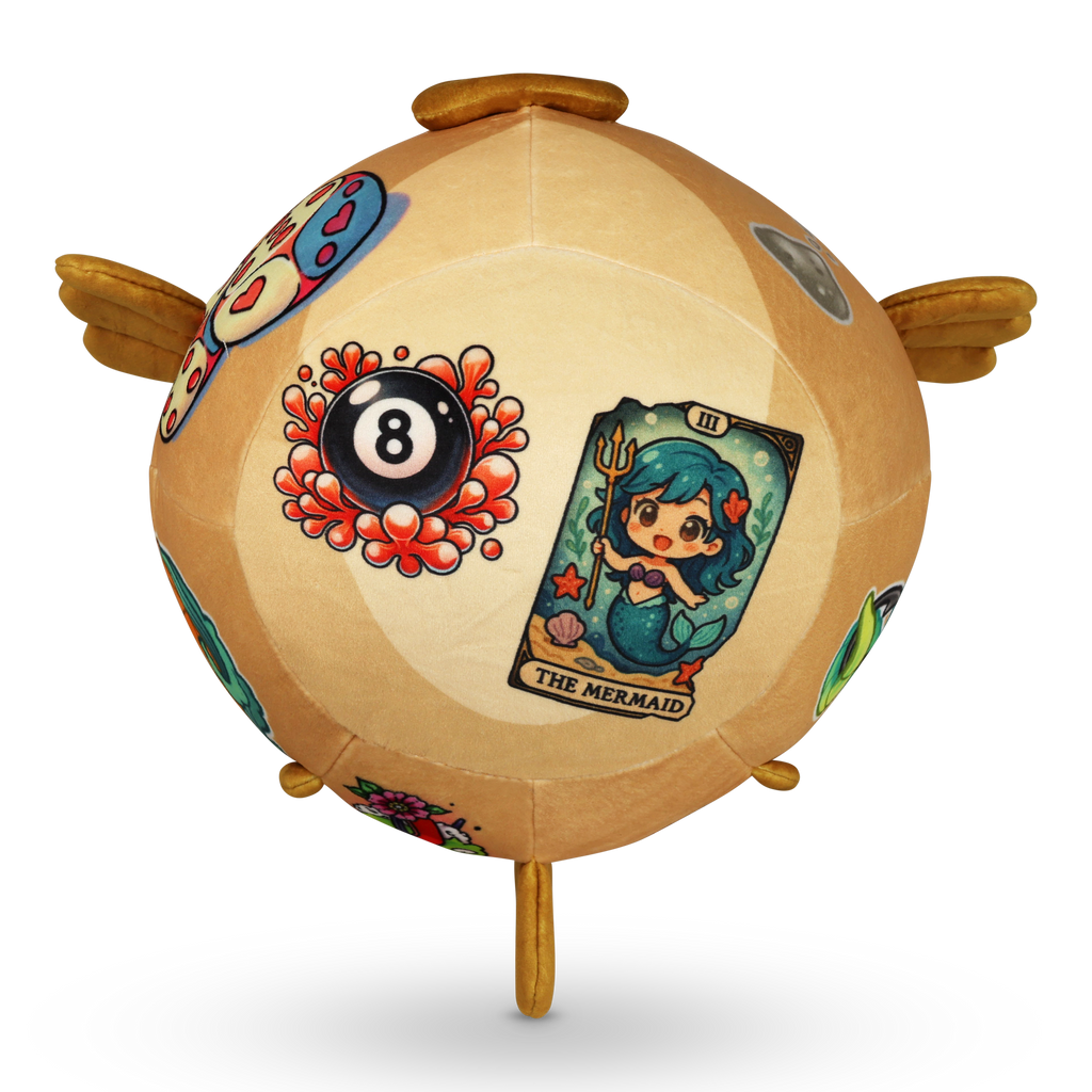 Tattoo Zoo Mel the Pufferfish 13" Plushie