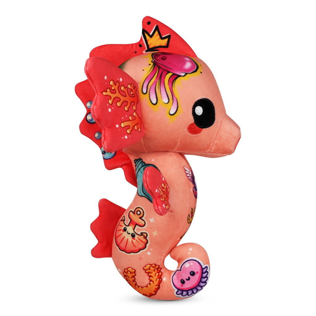 Tattoo Zoo Pixie the Seahorse 13" Plushie