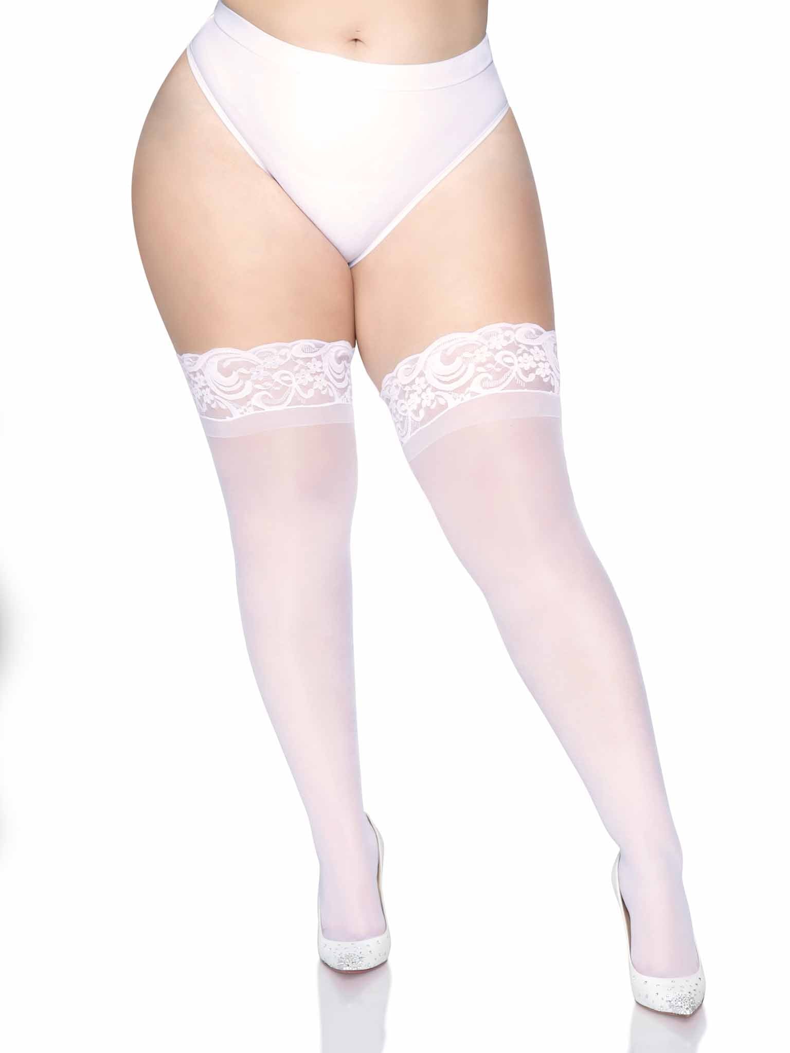 Leg Avenue Plus Nora Thigh High Stockings