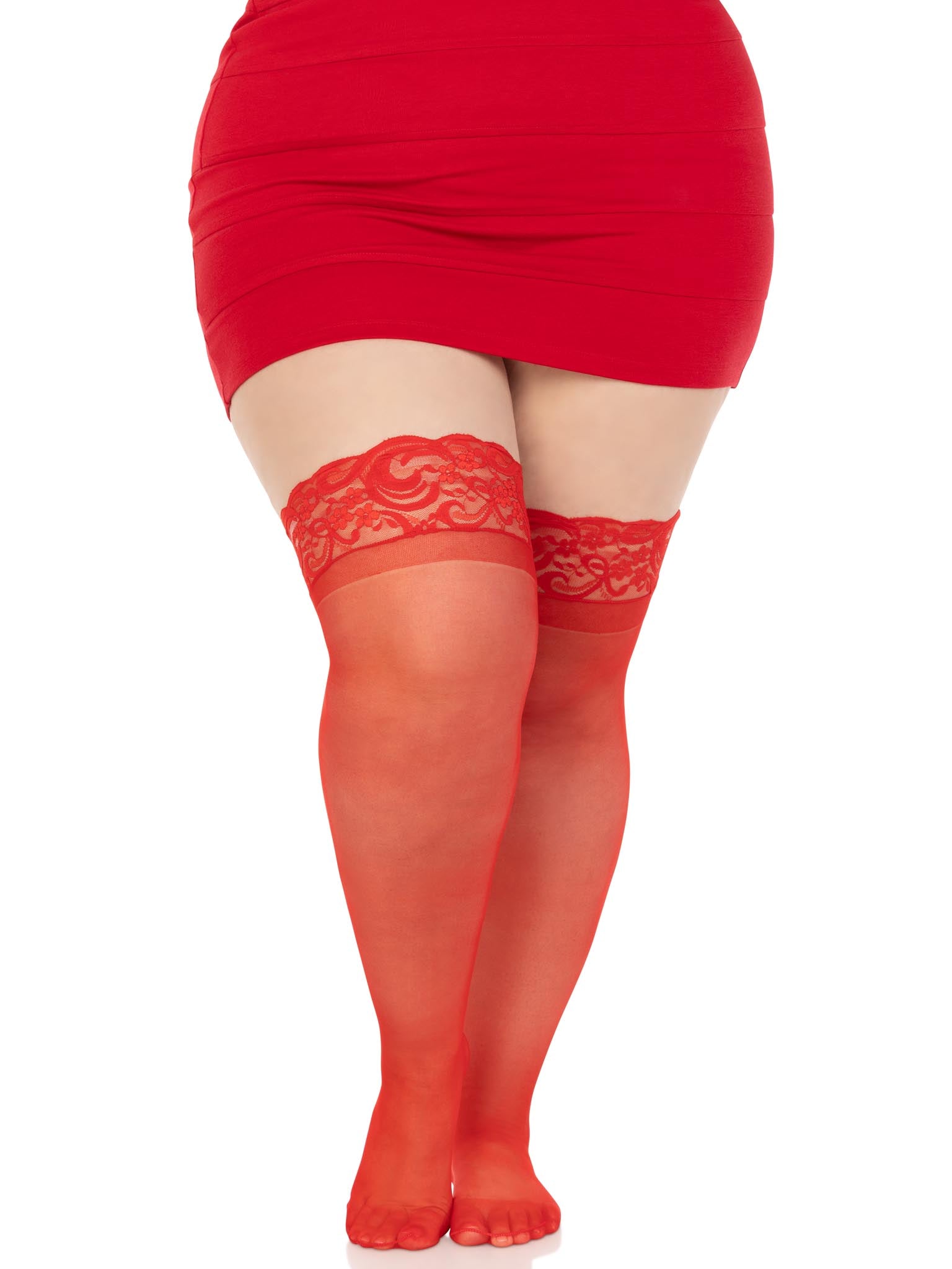Leg Avenue Plus Nora Thigh High Stockings