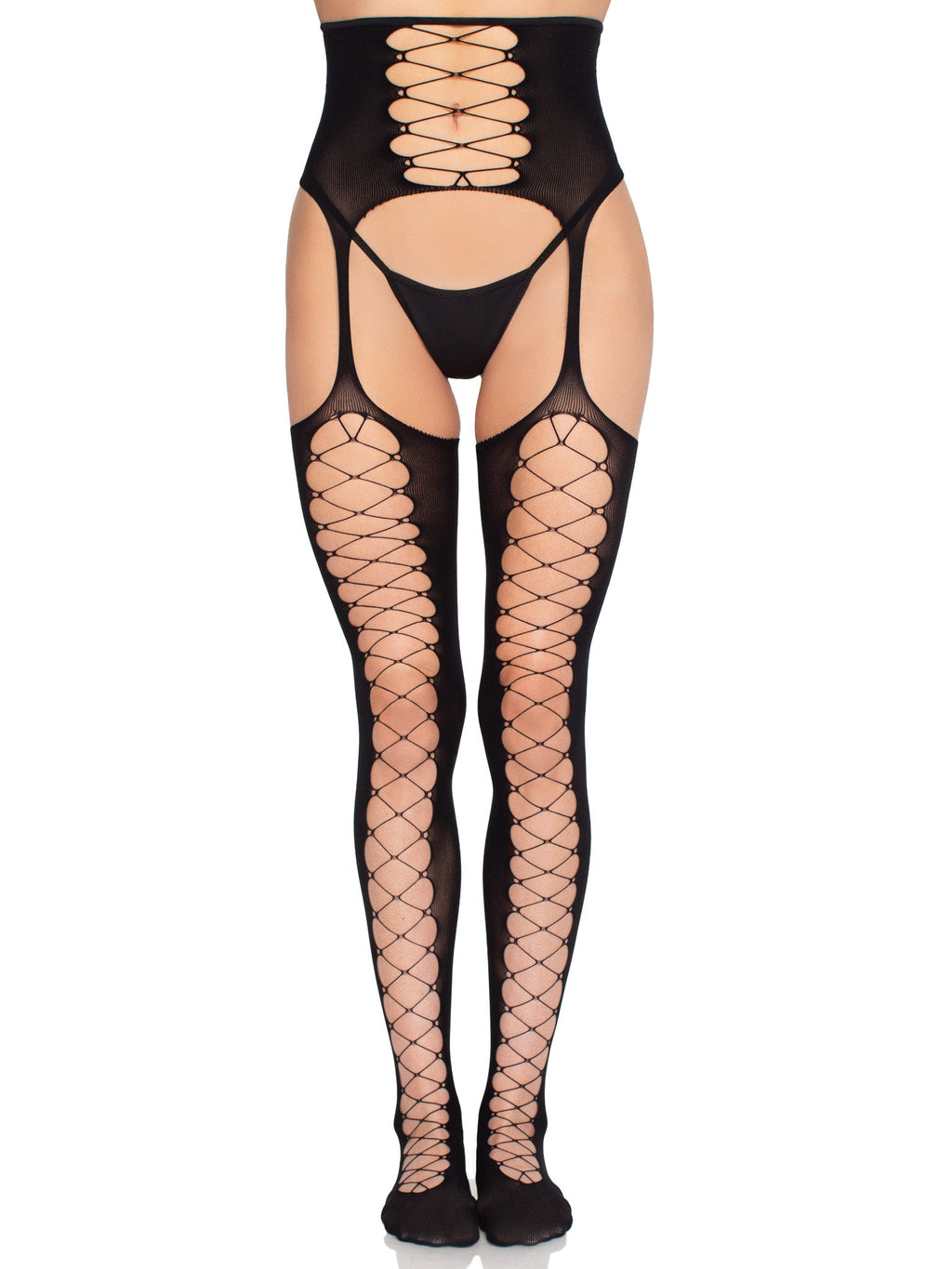 Leg Avenue Lyra Garter Belt Stockings