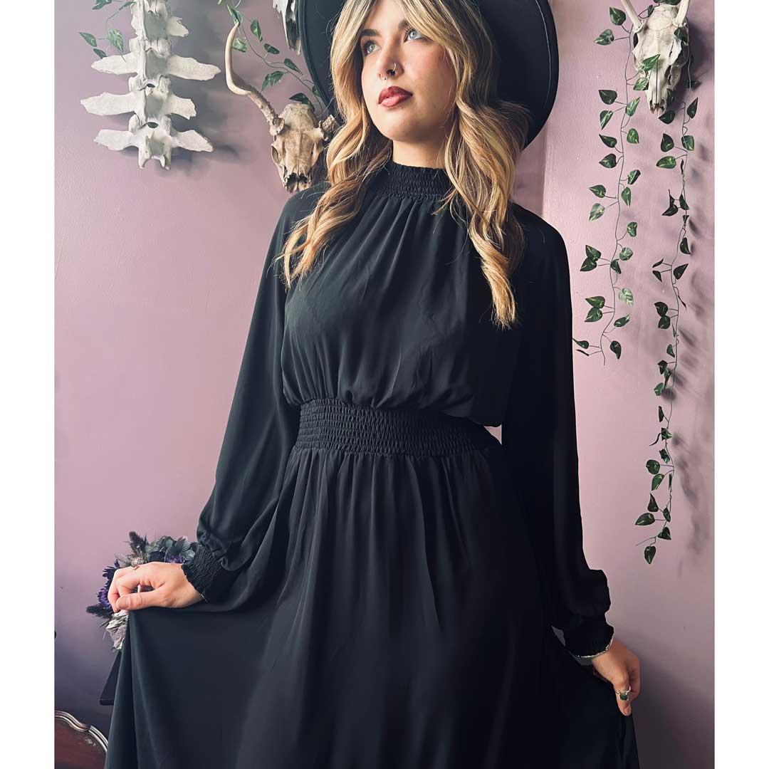 Witchwood Dorothea Classic Boho Shirred Witch Dress