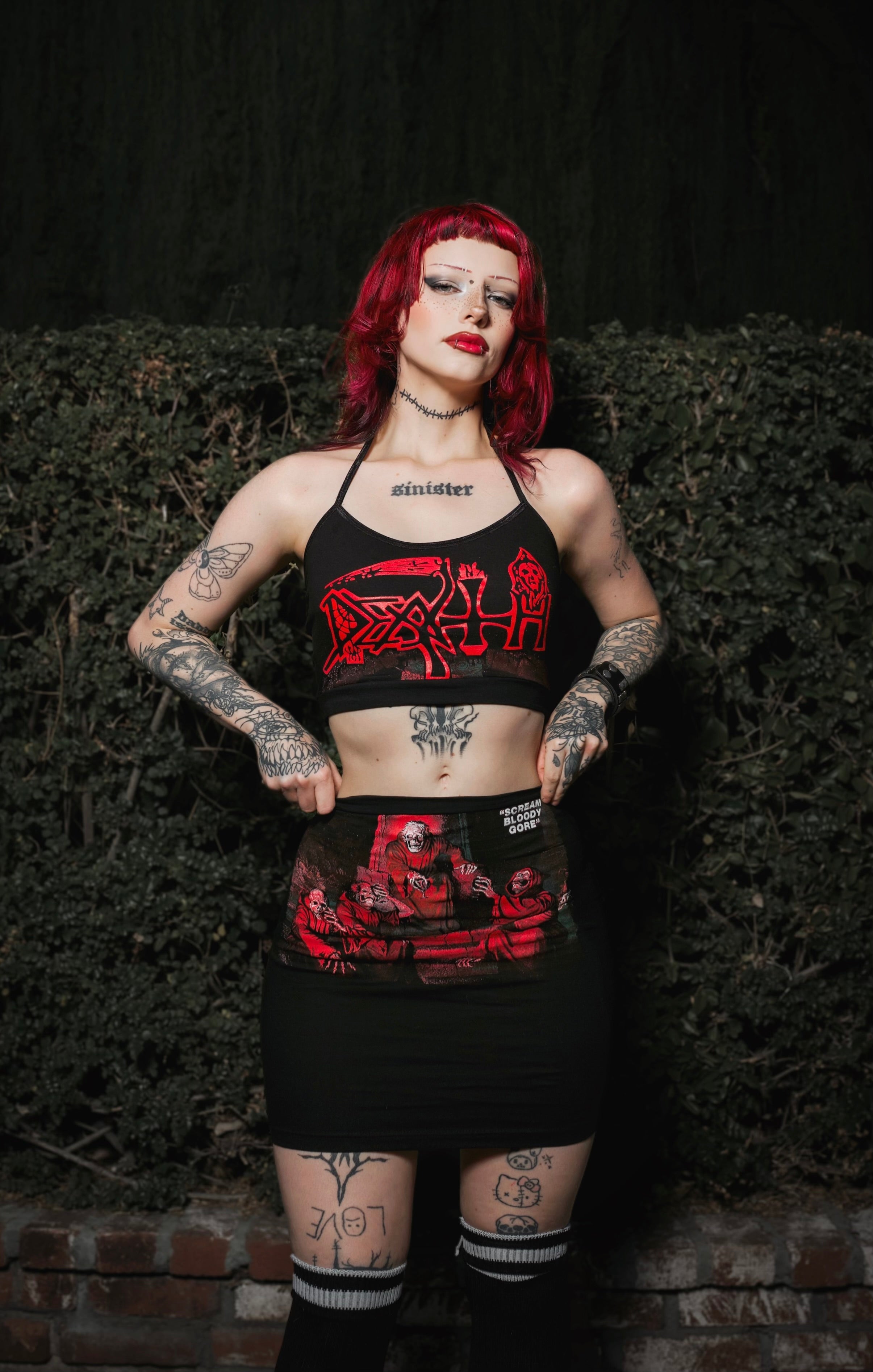 Vera's Eyecandy Two Piece Death Dress