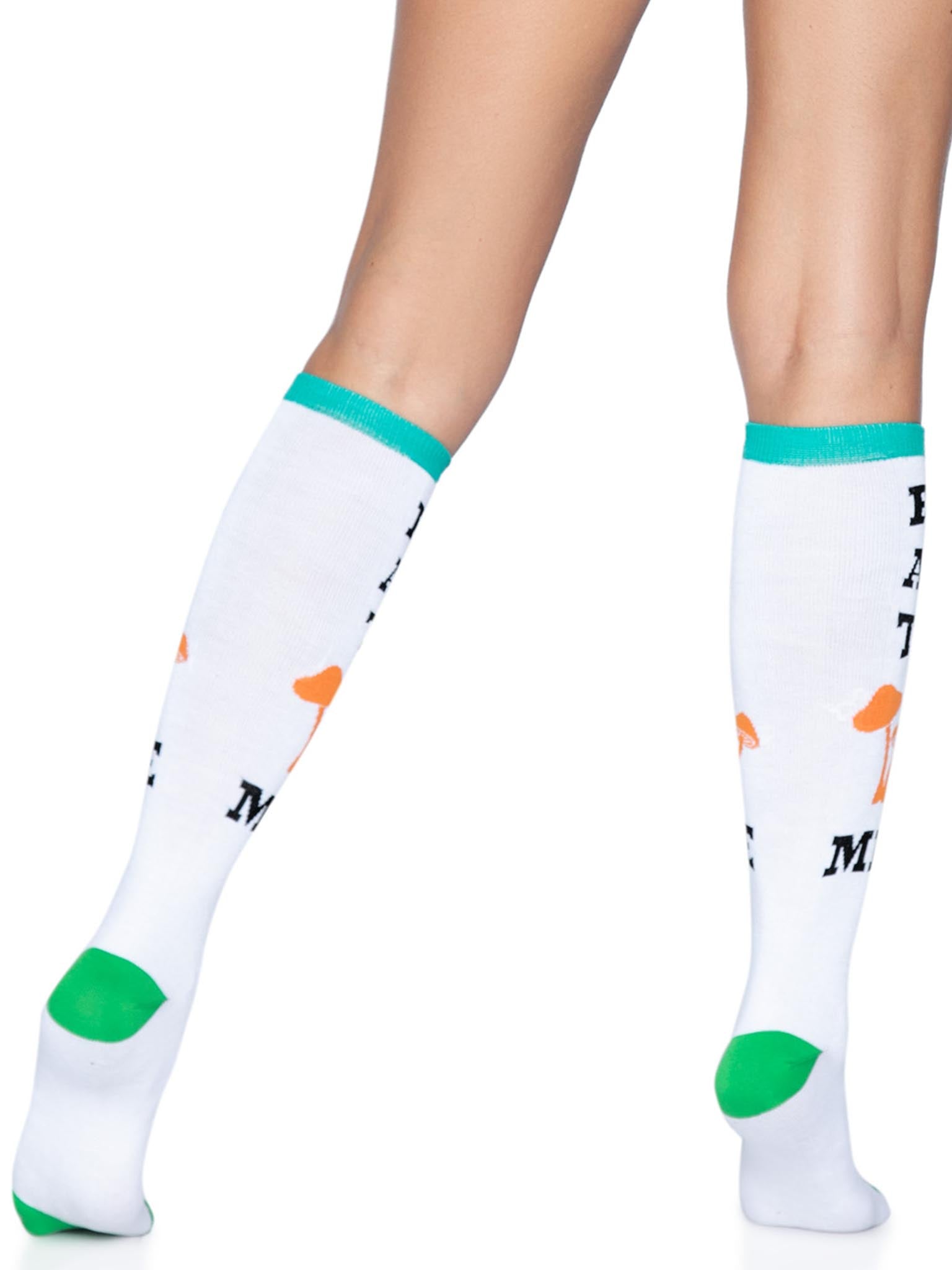 Leg Avenue Eat Me Knee High Socks
