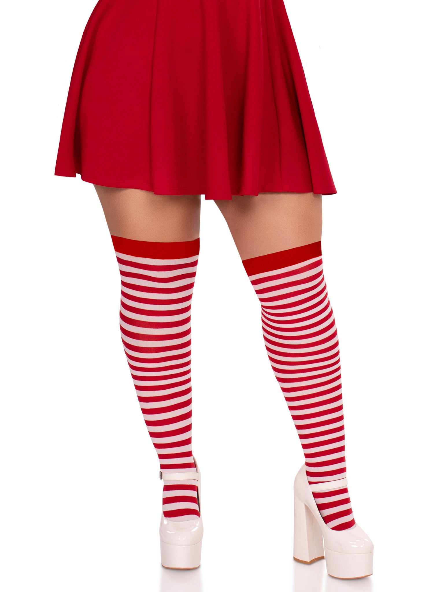 Leg Avenue Cari Plus Striped Socks