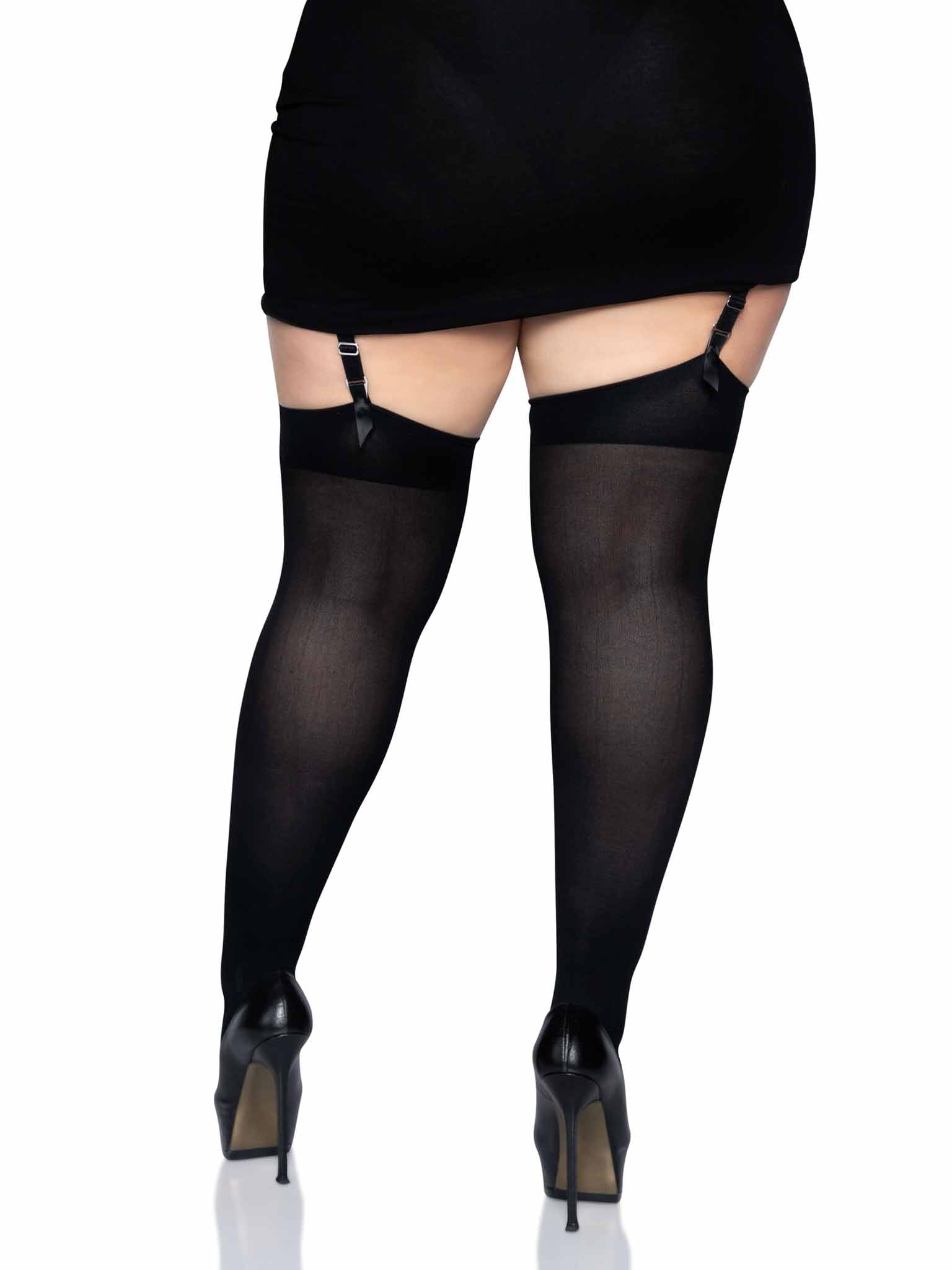 Leg Avenue Plus Luna Thigh High Stockings