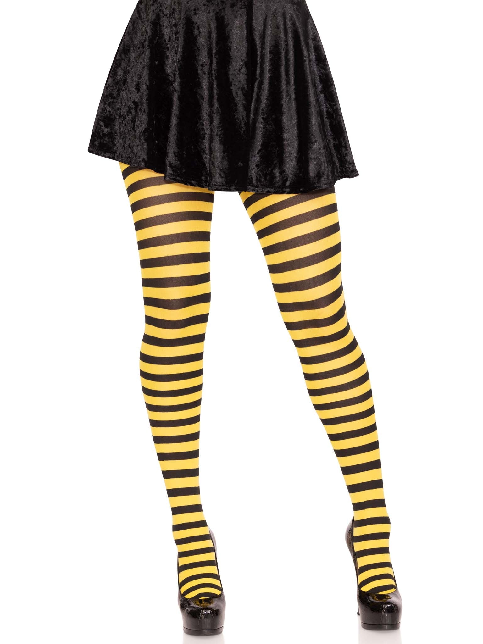 Leg Avenue Jada Striped Many Colors Tights