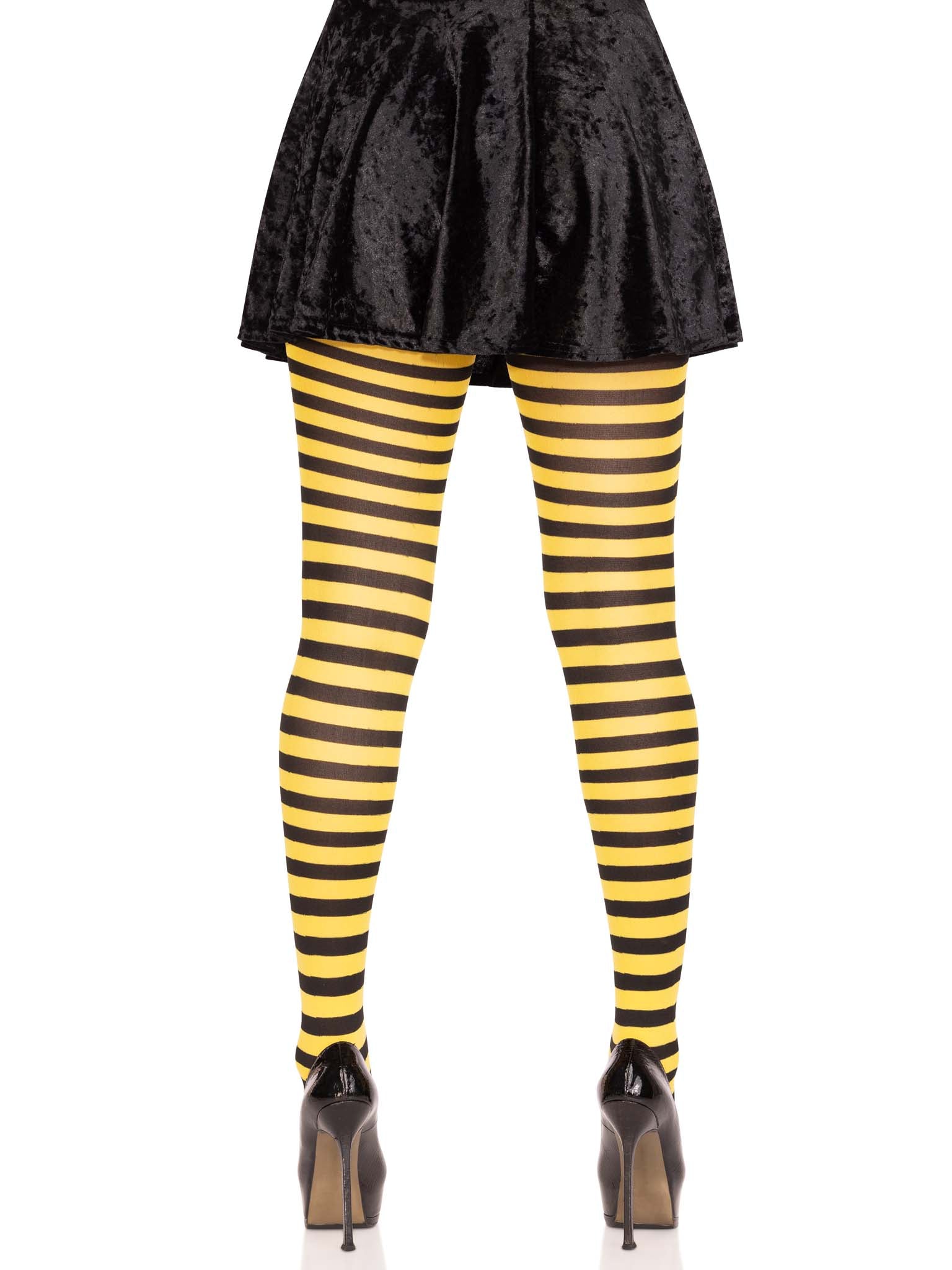 Leg Avenue Jada Striped Many Colors Tights