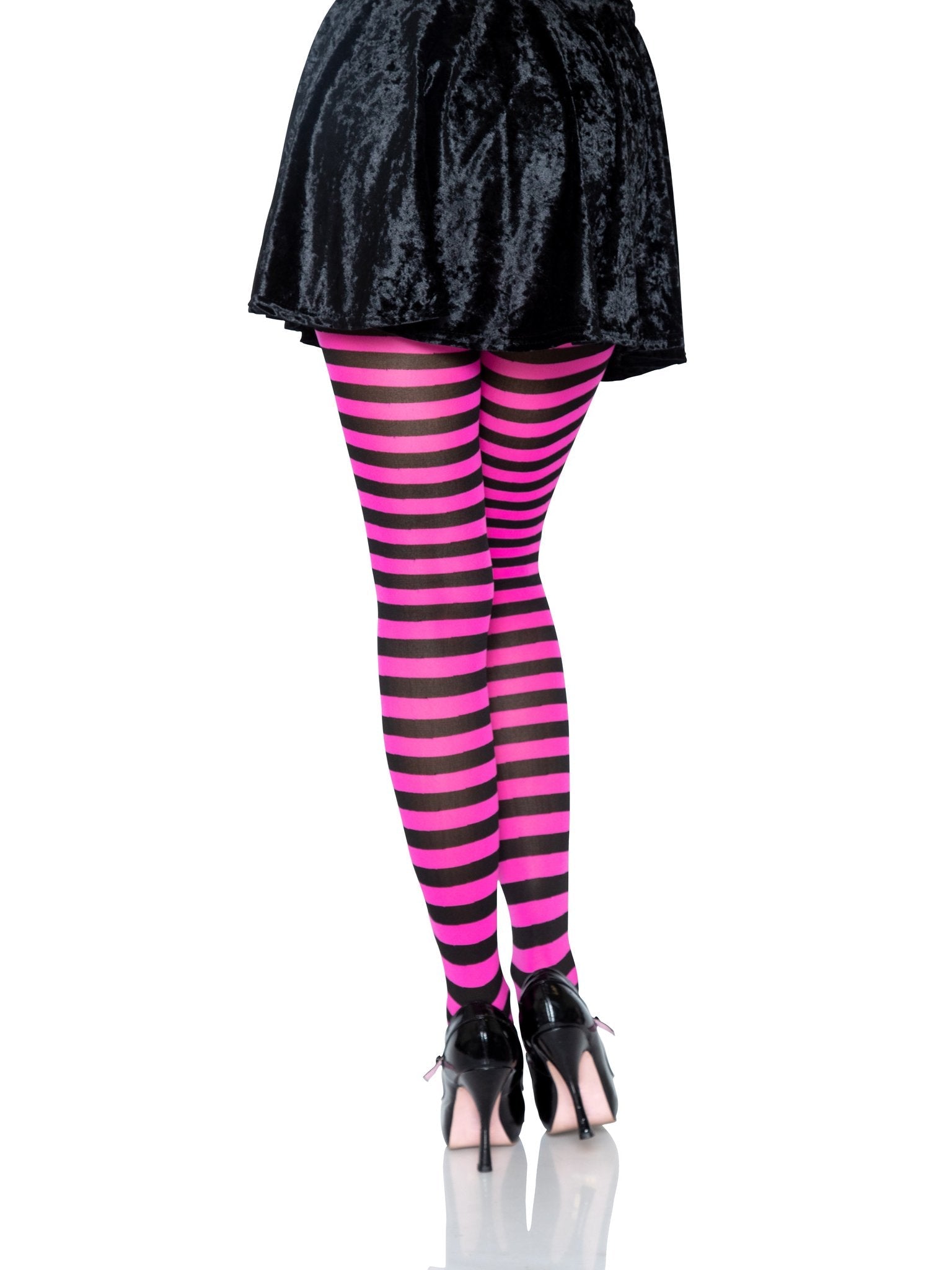 Leg Avenue Jada Striped Many Colors Tights