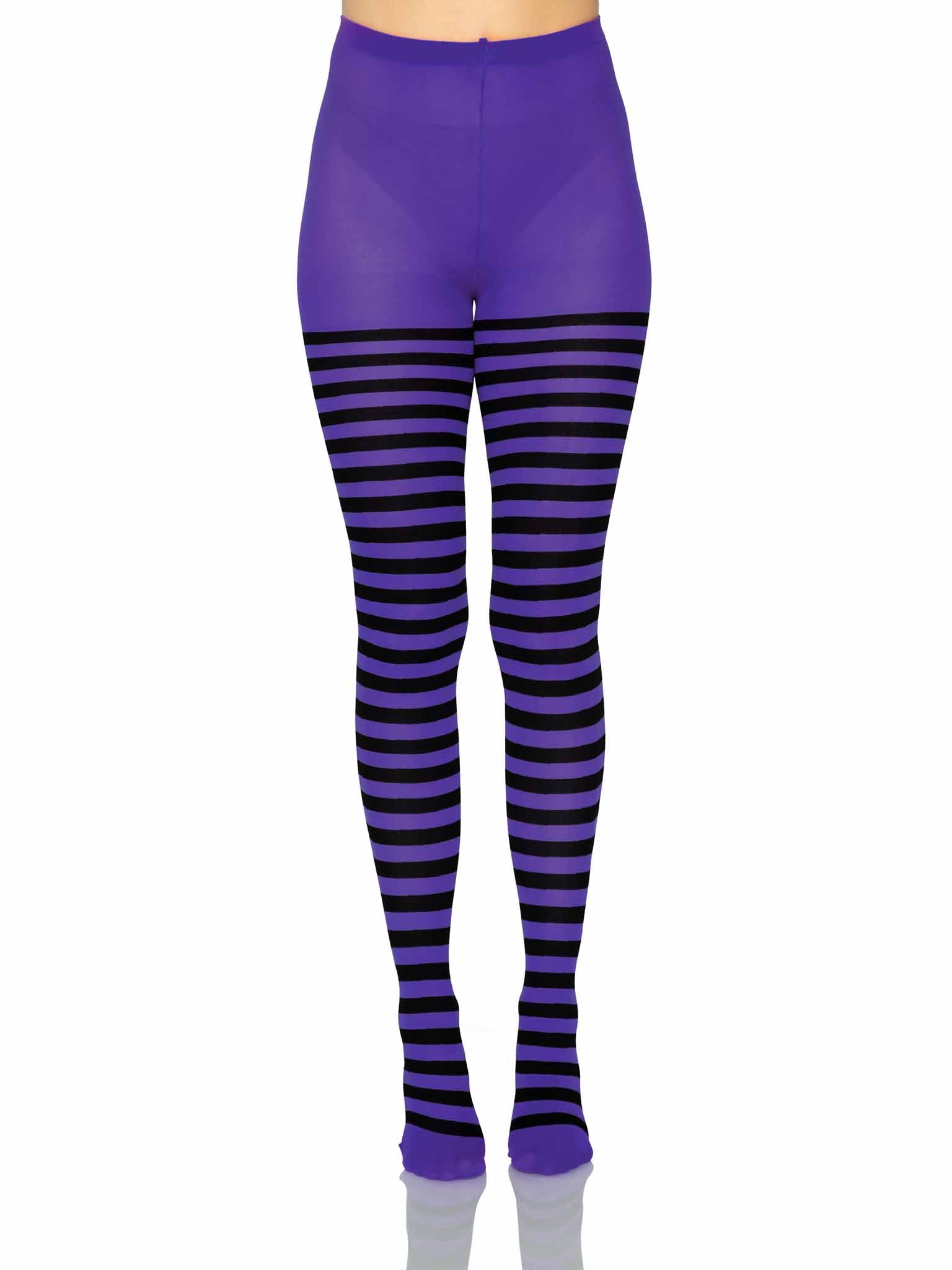 Leg Avenue Jada Striped Many Colors Tights