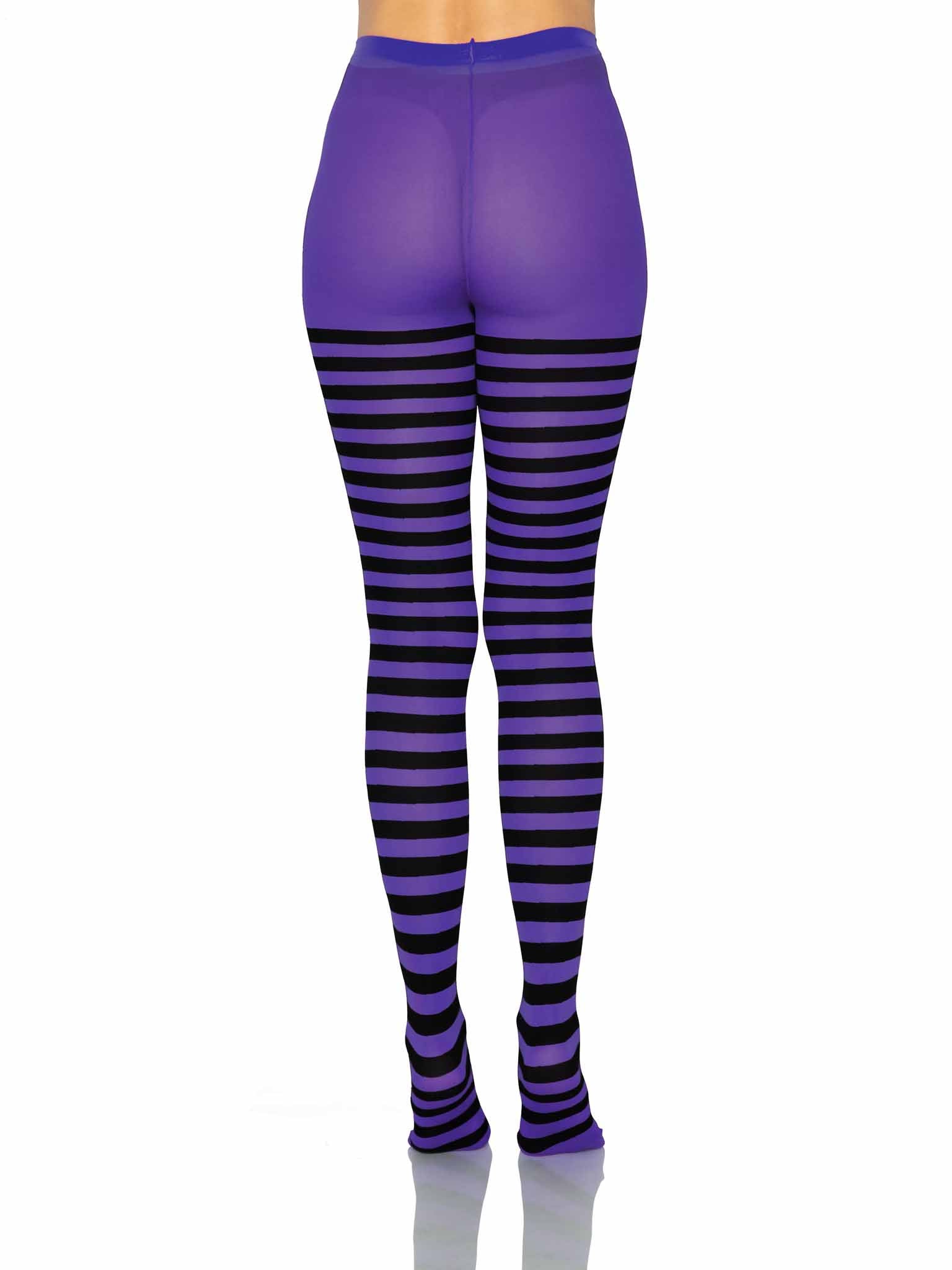 Leg Avenue Jada Striped Many Colors Tights