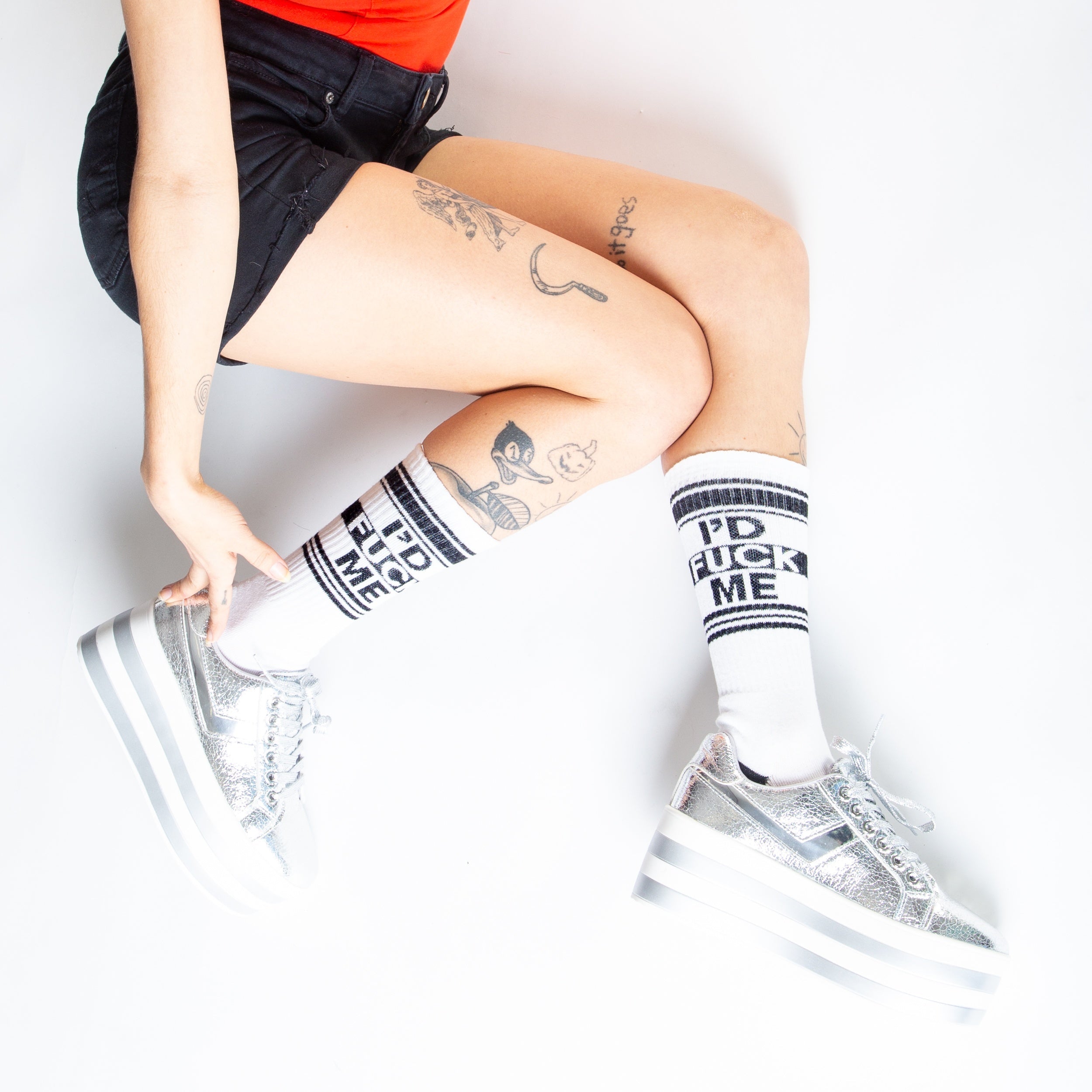 Sockologie I'd Fuck Me Crew Socks