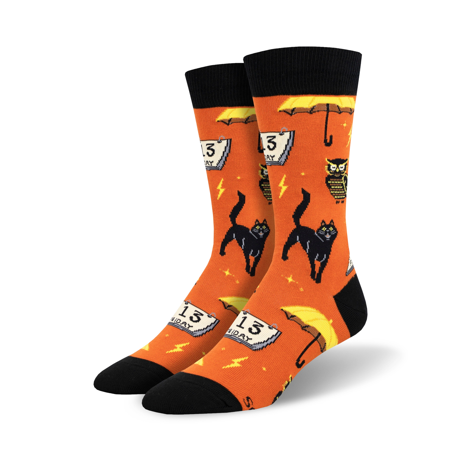 Sockologie Feeling Superstitious Black Cat Socks