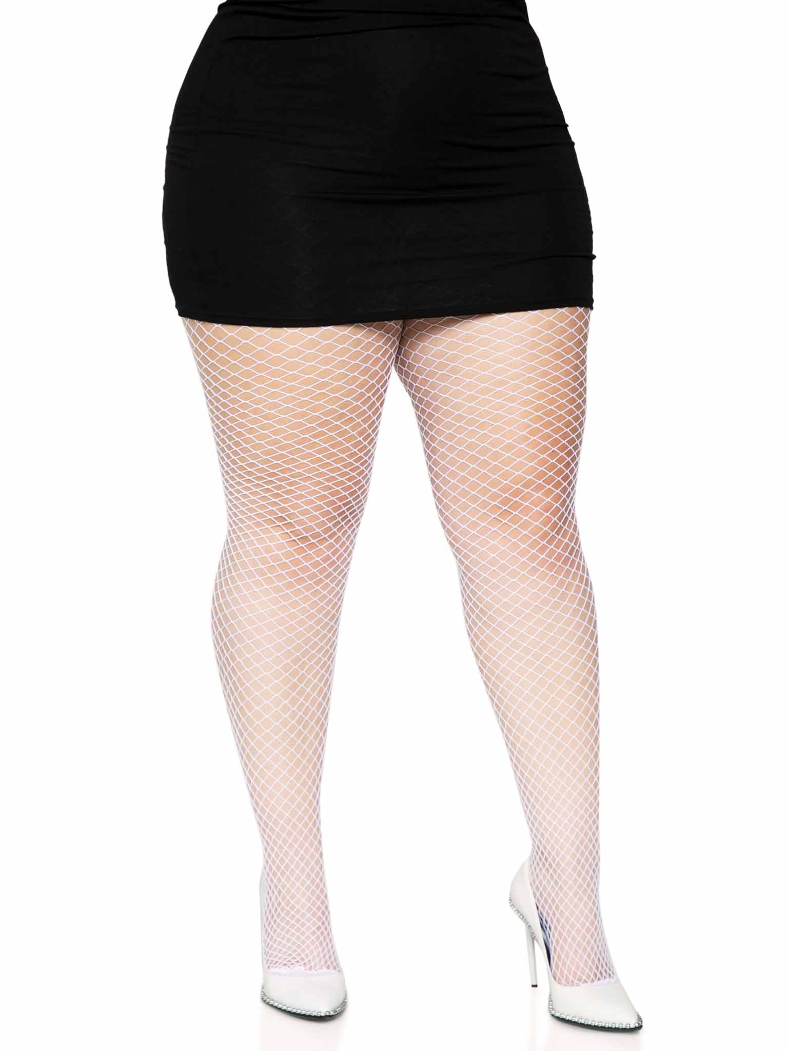 Leg Avenue Plus Gaia Spandex Net Industrial Tights