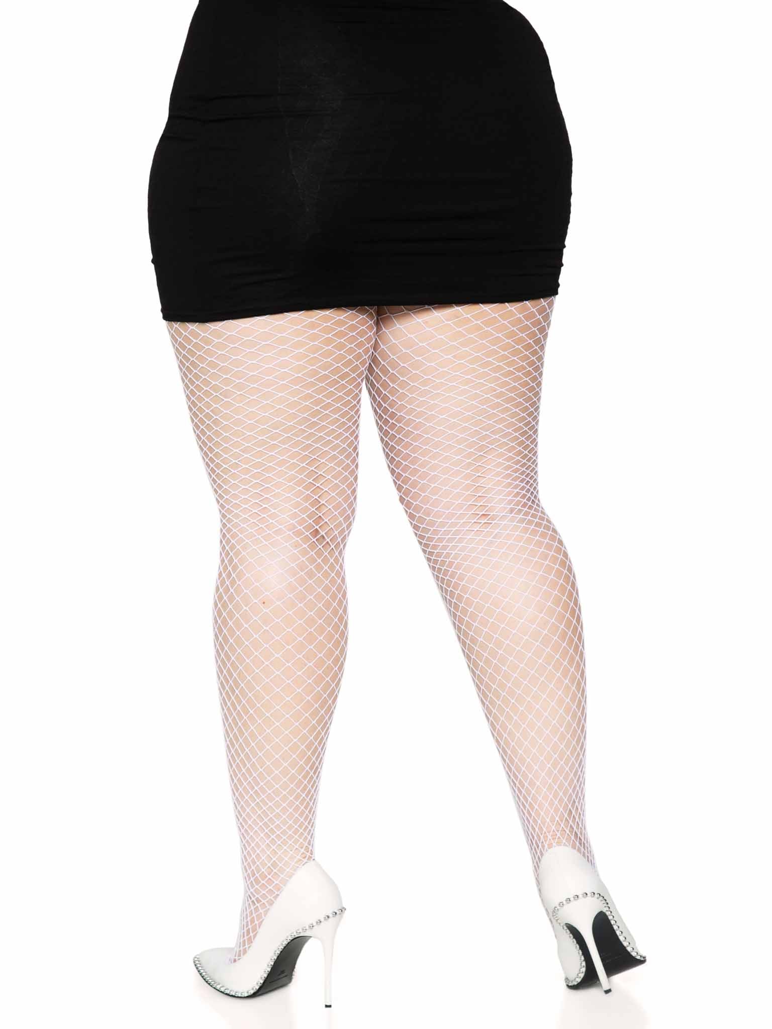 Leg Avenue Plus Gaia Spandex Net Industrial Tights
