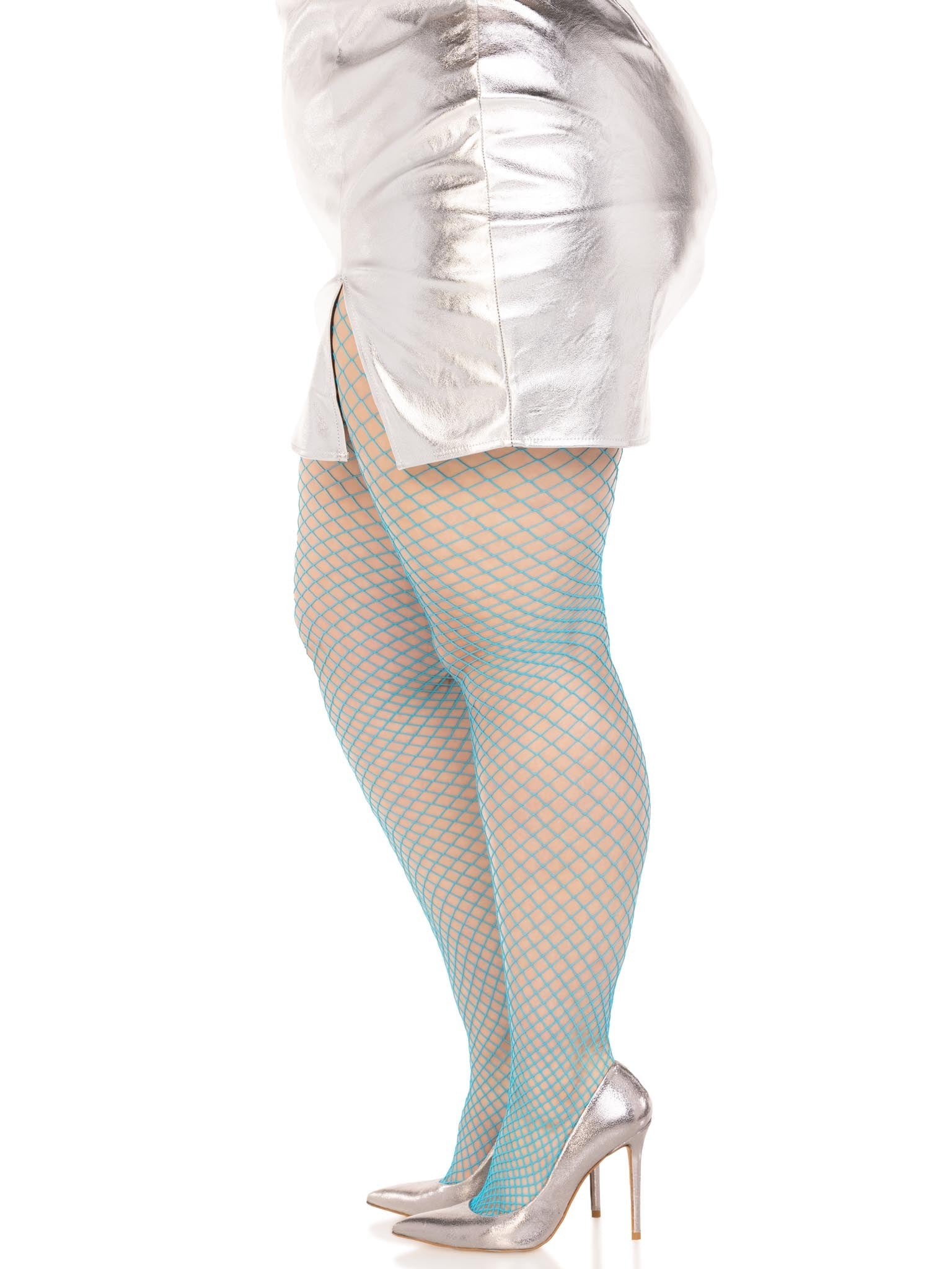 Leg Avenue Plus Gaia Spandex Net Industrial Tights