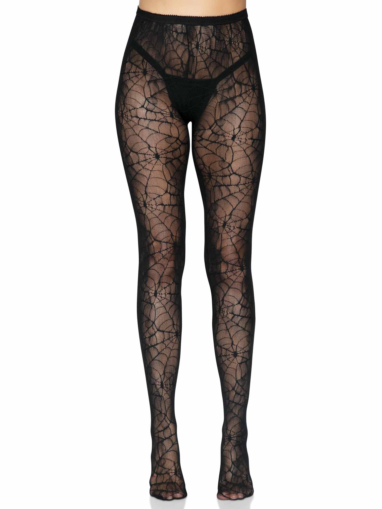 Leg Avenue Gothic Spiderweb Lace Tights