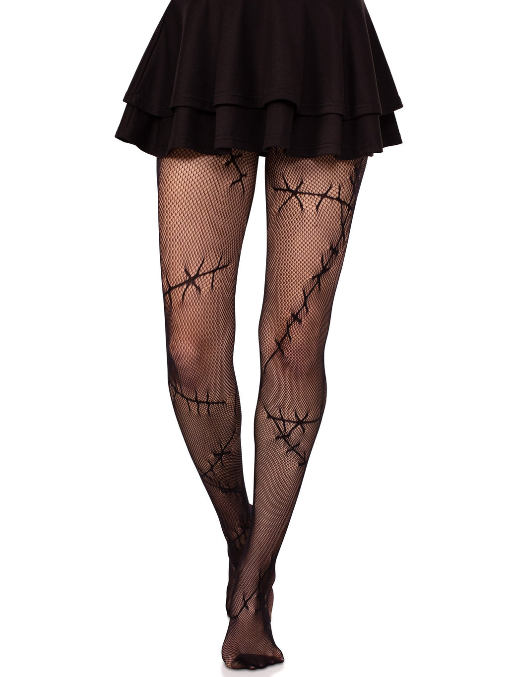 Leg Avenue Stitched Up Net Tights