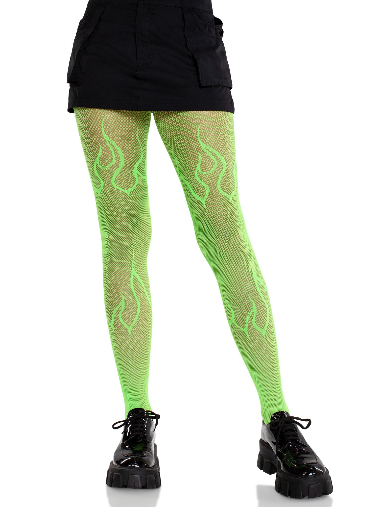 Leg Avenue Flame Fishnet Tights