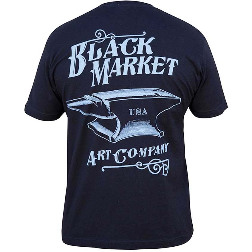 Black Market Art Iron Anvil Tee