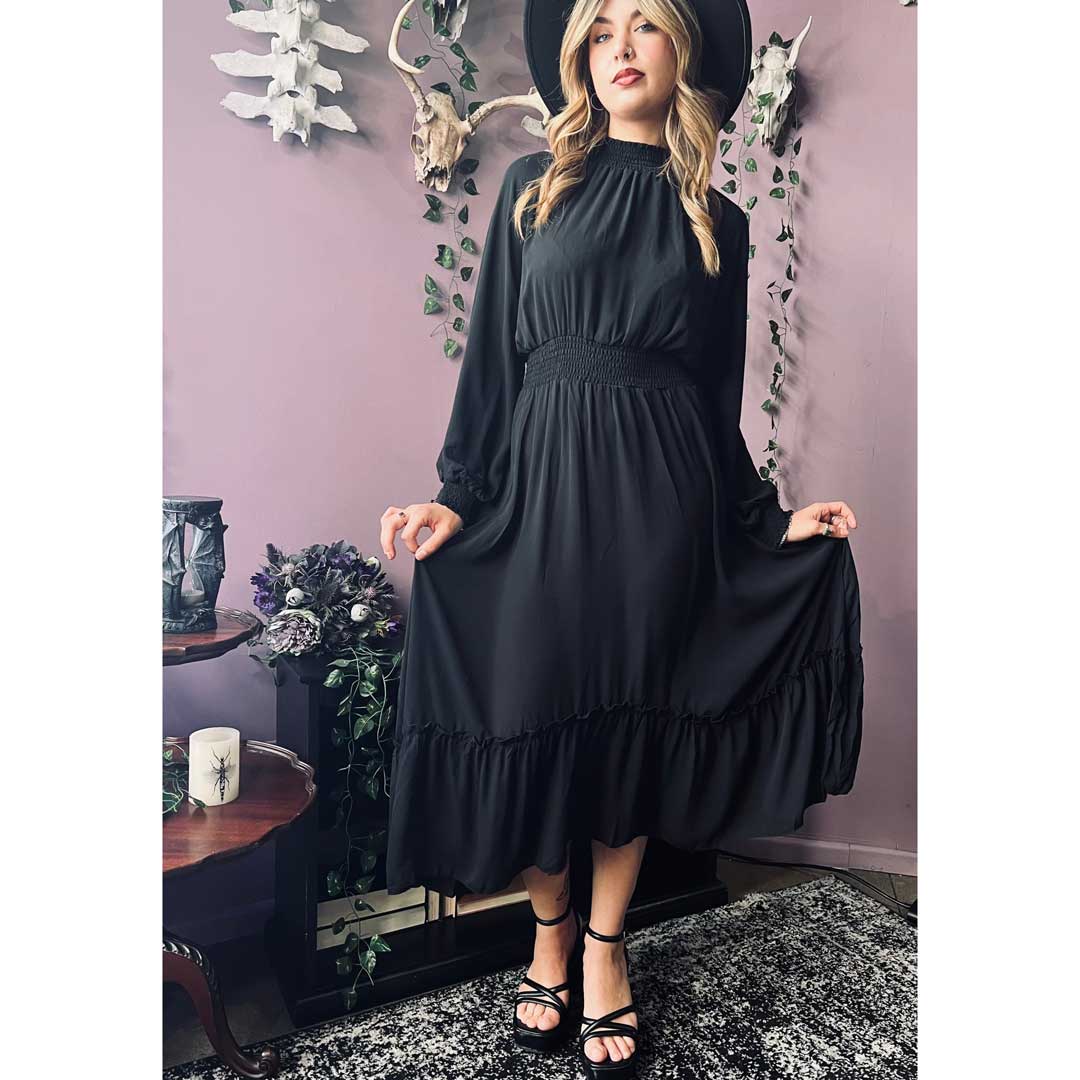 Witchwood Dorothea Classic Boho Shirred Witch Dress