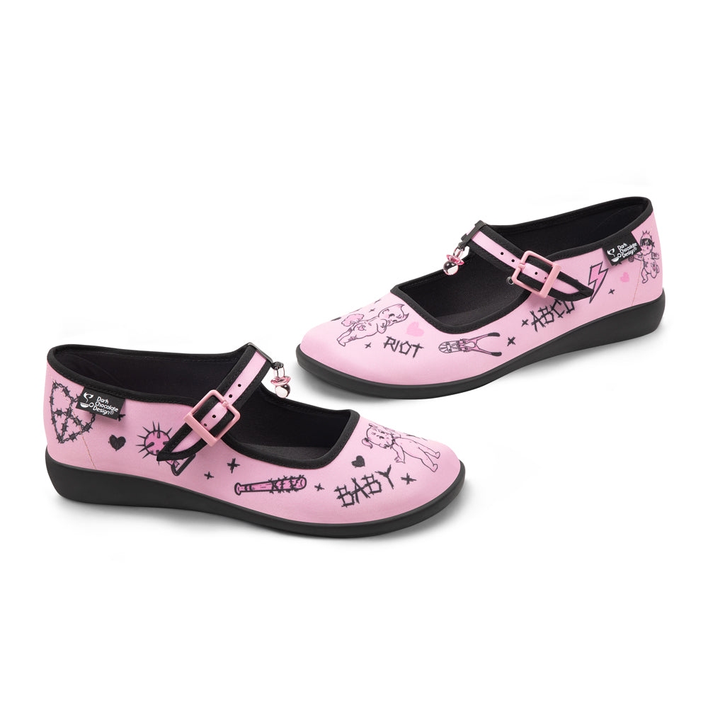 Hot Chocolate Design Chocolaticas® Baby Riot Women's Mary Jane Flat