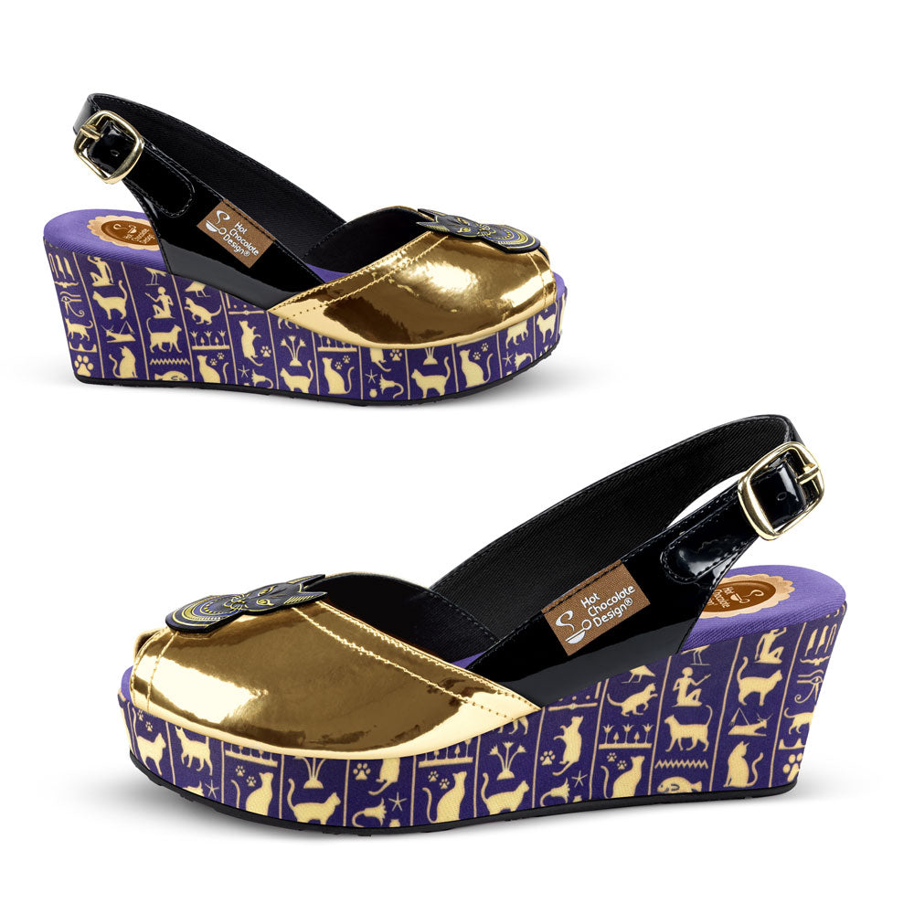 Hot Chocolate Design Chocolaticas® Bastet Cat Women's Sandal