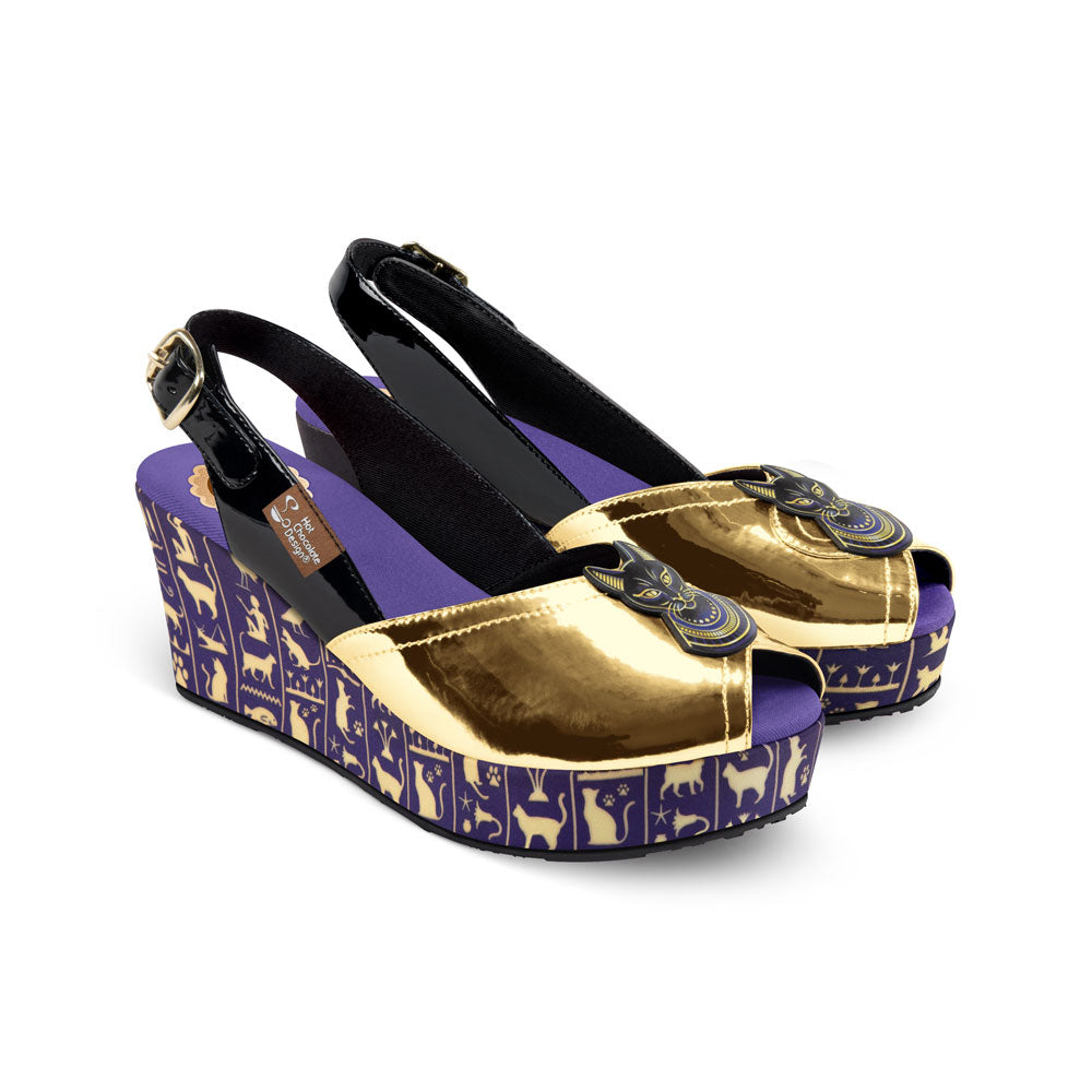 Hot Chocolate Design Chocolaticas® Bastet Cat Women's Sandal