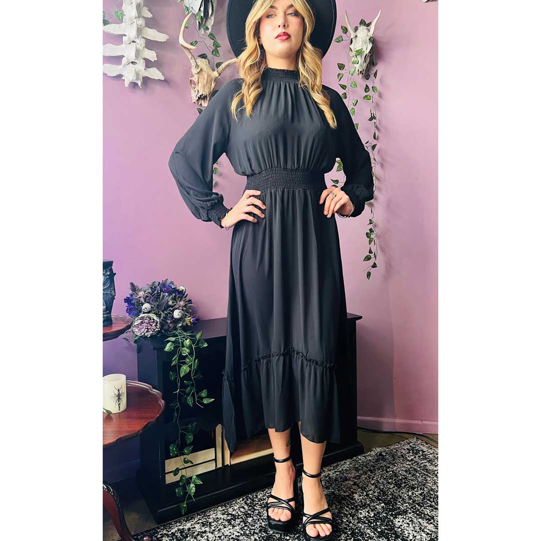 Witchwood Dorothea Classic Boho Shirred Witch Dress