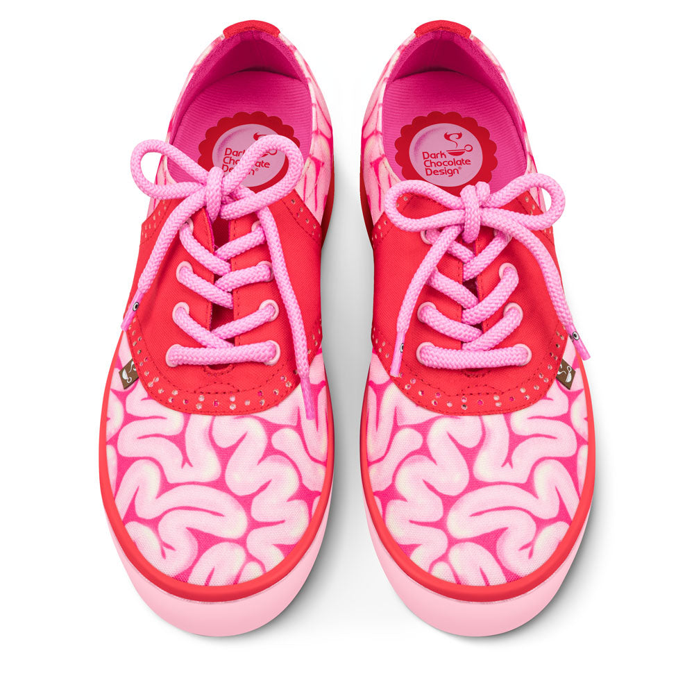 Hot Chocolate Design Brain Worms Casual Sneaker