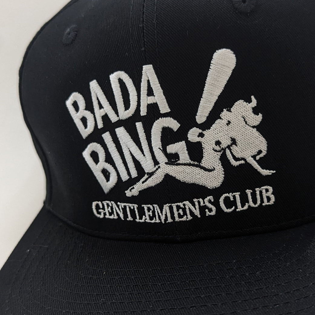 Original Underground Bada Bing Gentlemen's Club Black Flatbill Cap