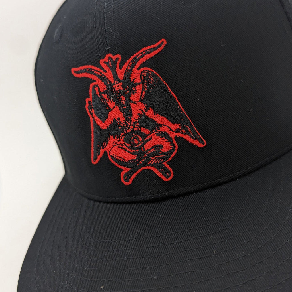 Original Underground Baphomet Black Flatbill Cap