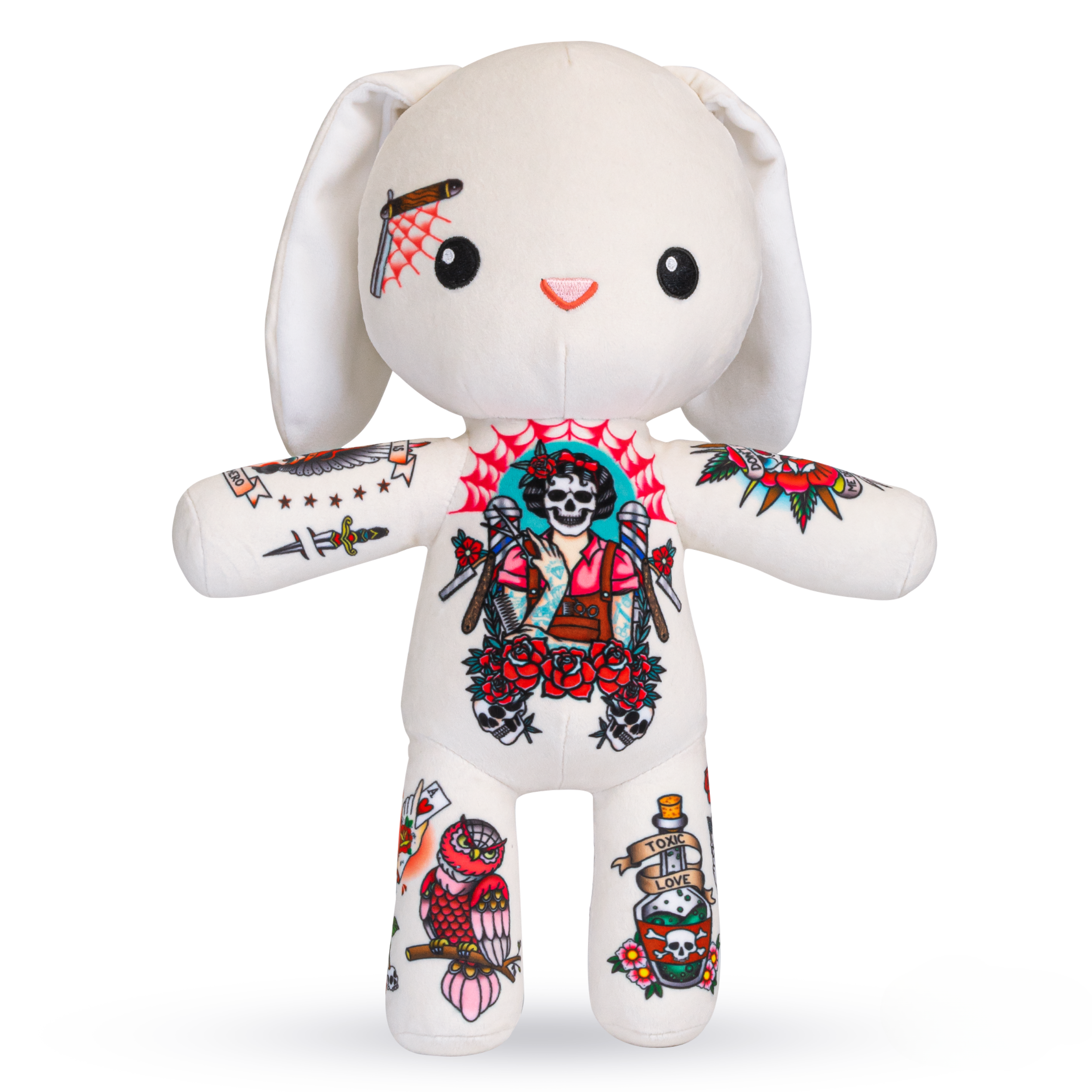 Tattoo Zoo Barbara the Hairstylist 15" Bunny