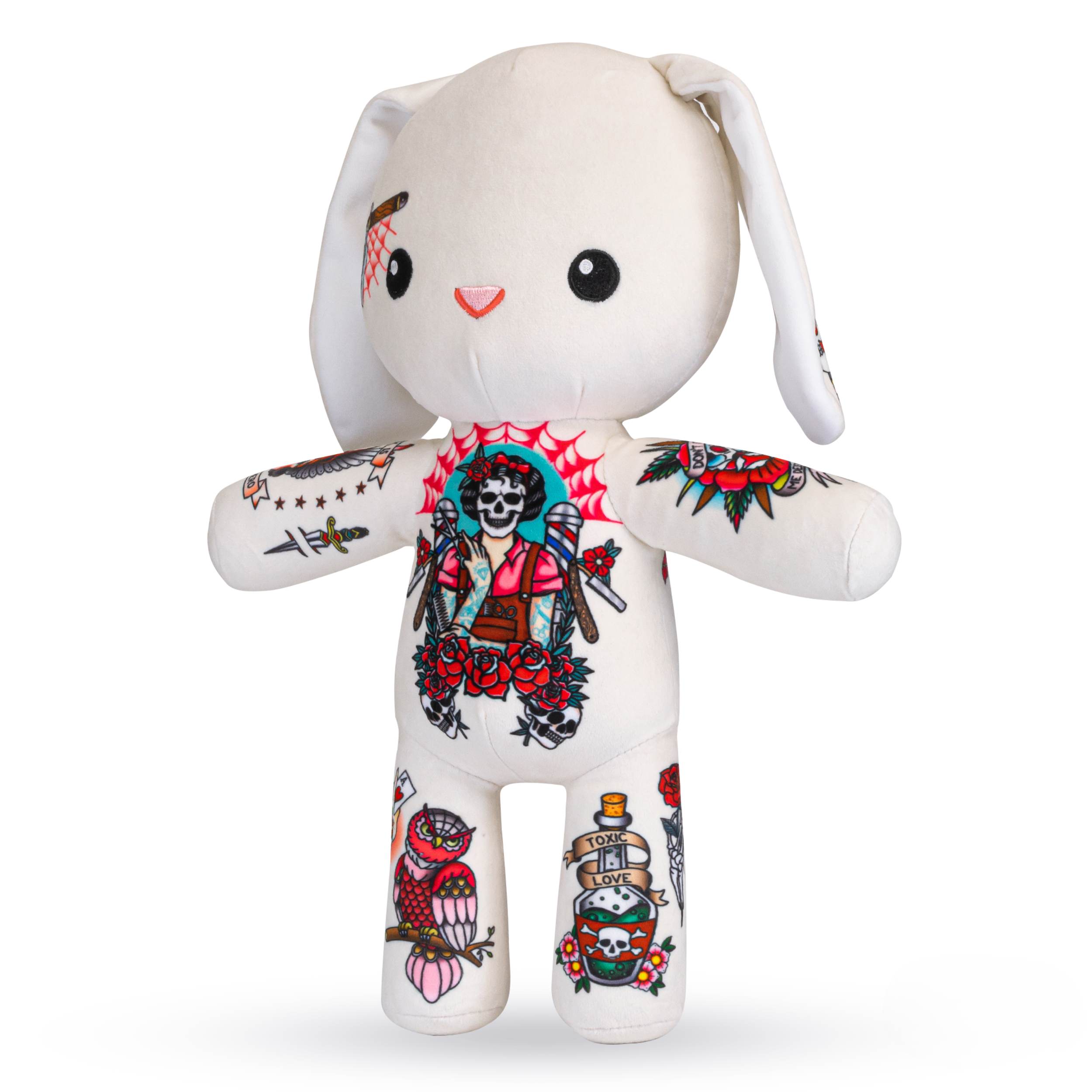 Tattoo Zoo Barbara the Hairstylist 15" Bunny