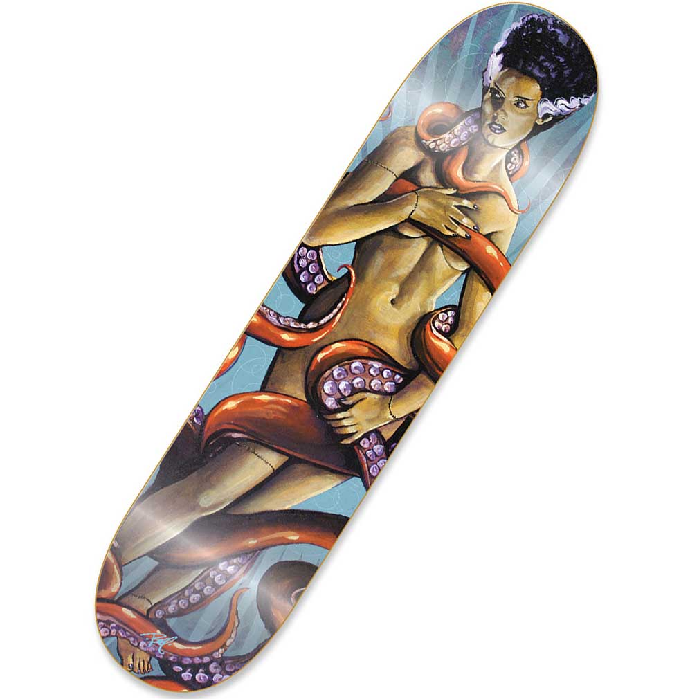 Lowbrow Art Birth of the Bride Maple 8.75 Skate Deck Mike Bell