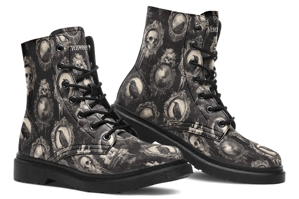 Witchwood Vegan Unisex Gothic Frames Combat Boots