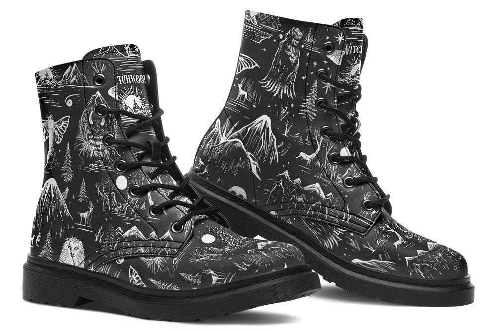 Witchwood Vegan Unisex Cryptids Combat Boots