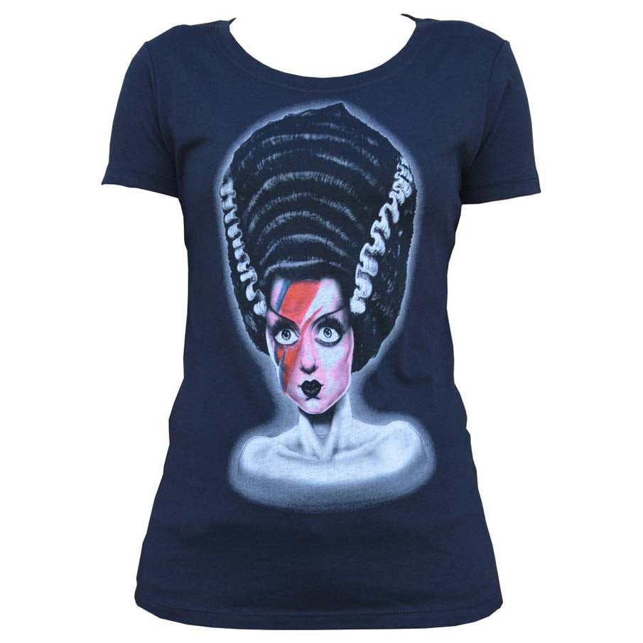 Lowbrow Art Bride of the Dust Frankenbride Bowie Tee