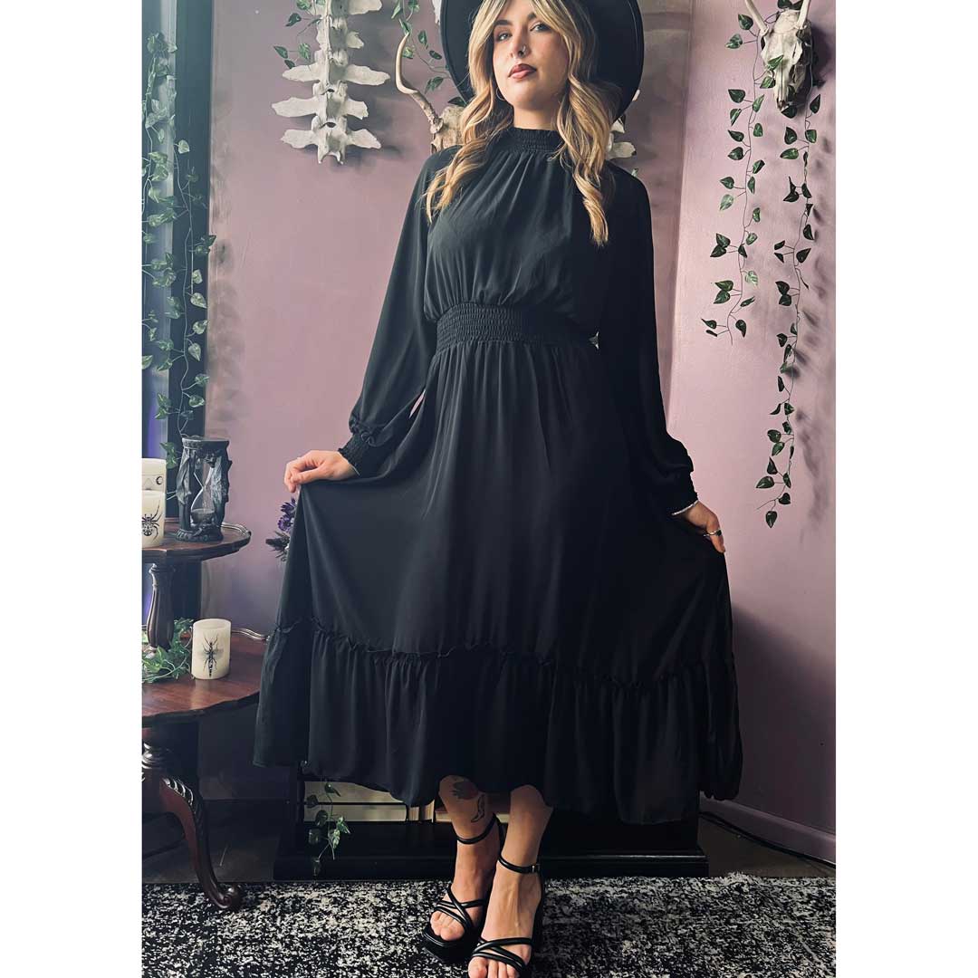 Witchwood Dorothea Classic Boho Shirred Witch Dress