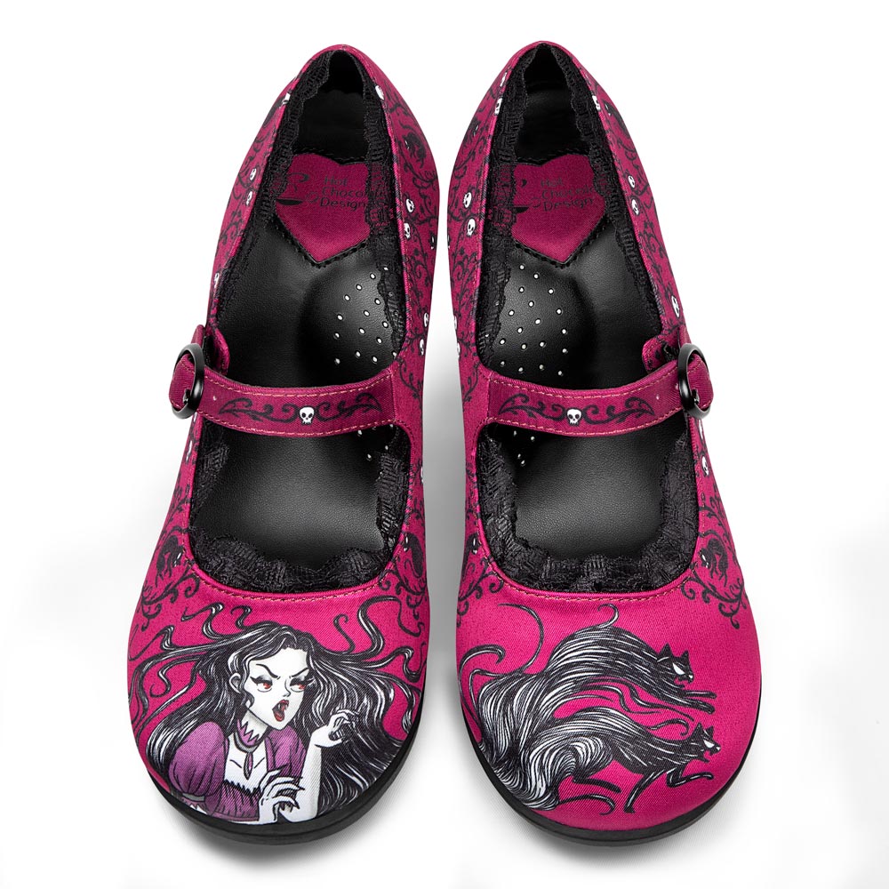 Hot Chocolate Design Chocolaticas® Carmilla Fuscia Mary Jane Pump