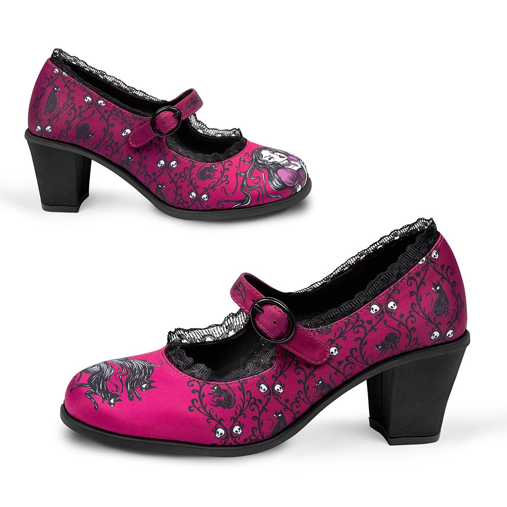 Hot Chocolate Design Chocolaticas® Carmilla Fuscia Mary Jane Pump