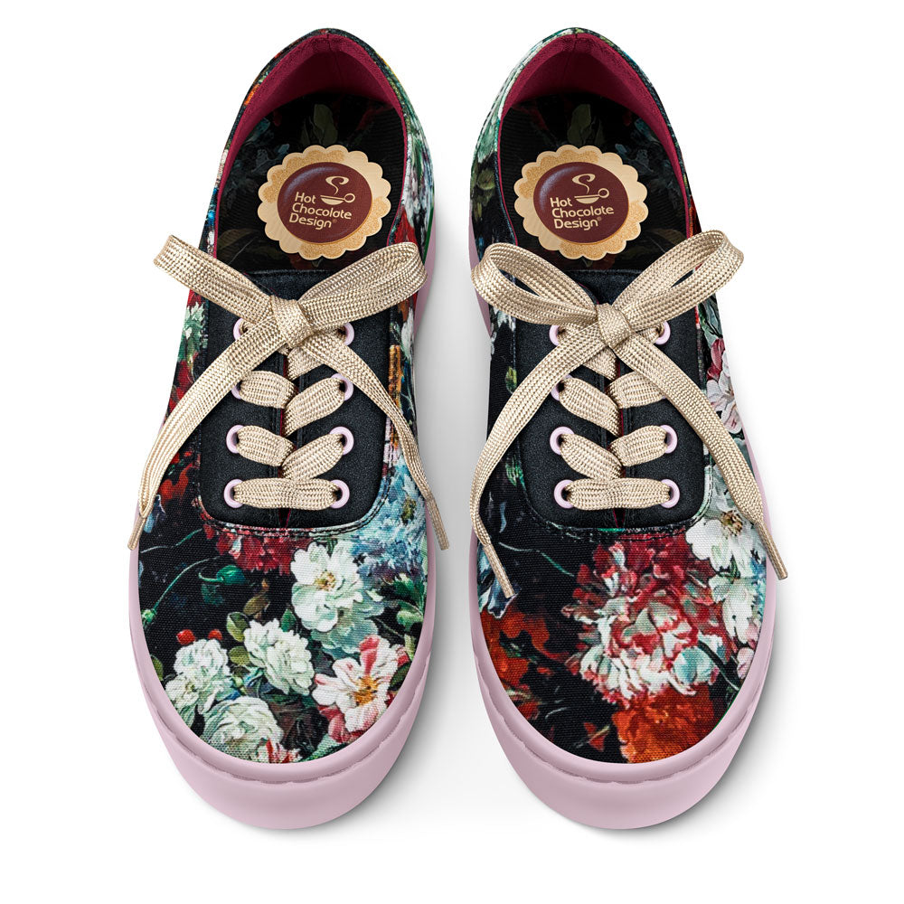 Hot Chocolate Design Charlotte Floral Casual Sneaker